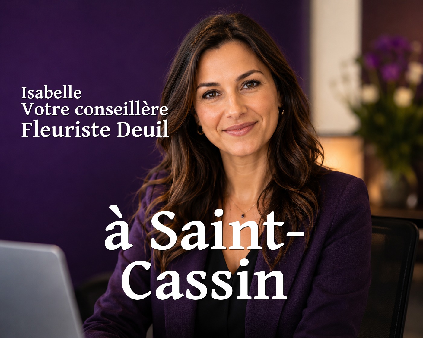 Isabelle, votre conseillère Fleuriste Deuil à Saint-Cassin