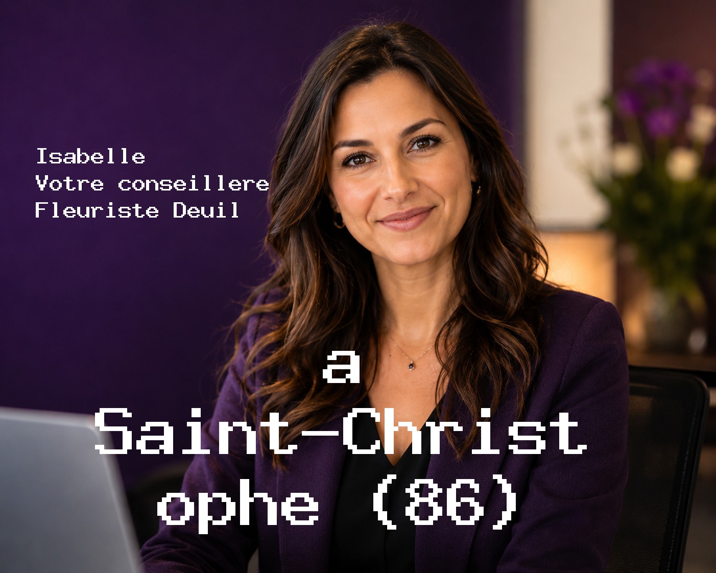 Isabelle, votre conseillère Fleuriste Deuil à Saint-Christophe (86)