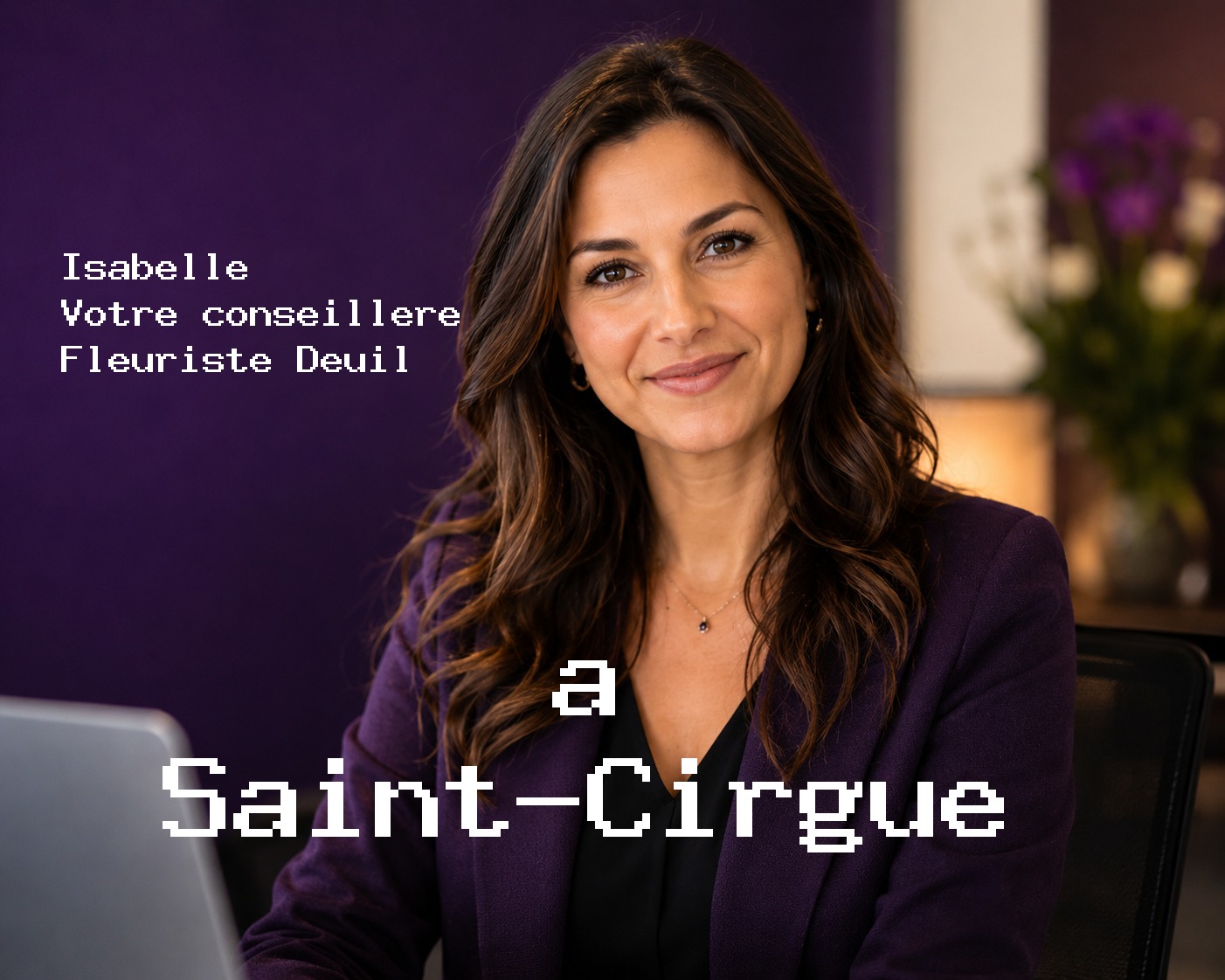 Isabelle, votre conseillère Fleuriste Deuil à Saint-Cirgue
