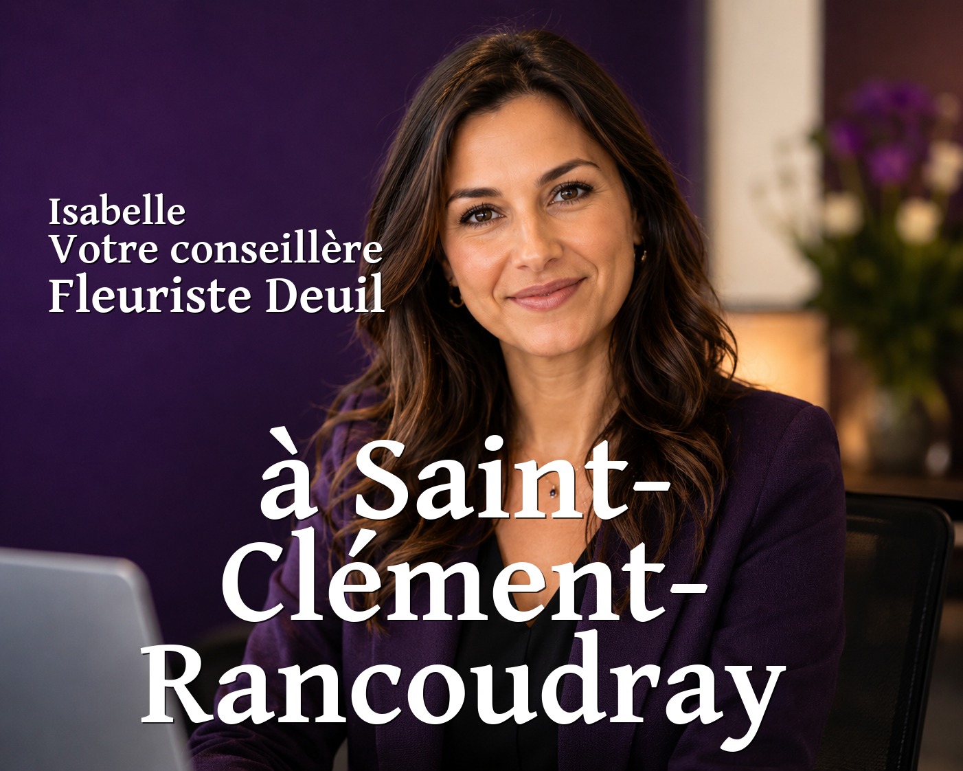 Isabelle, votre conseillère Fleuriste Deuil à Saint-Clément-Rancoudray