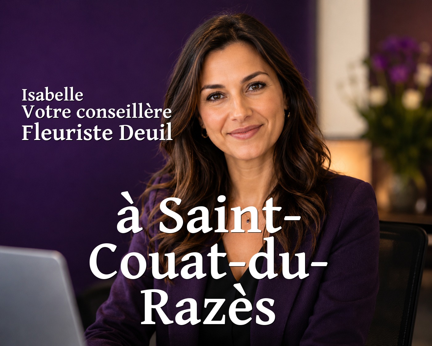 Isabelle, votre conseillère Fleuriste Deuil à Saint-Couat-du-Razès