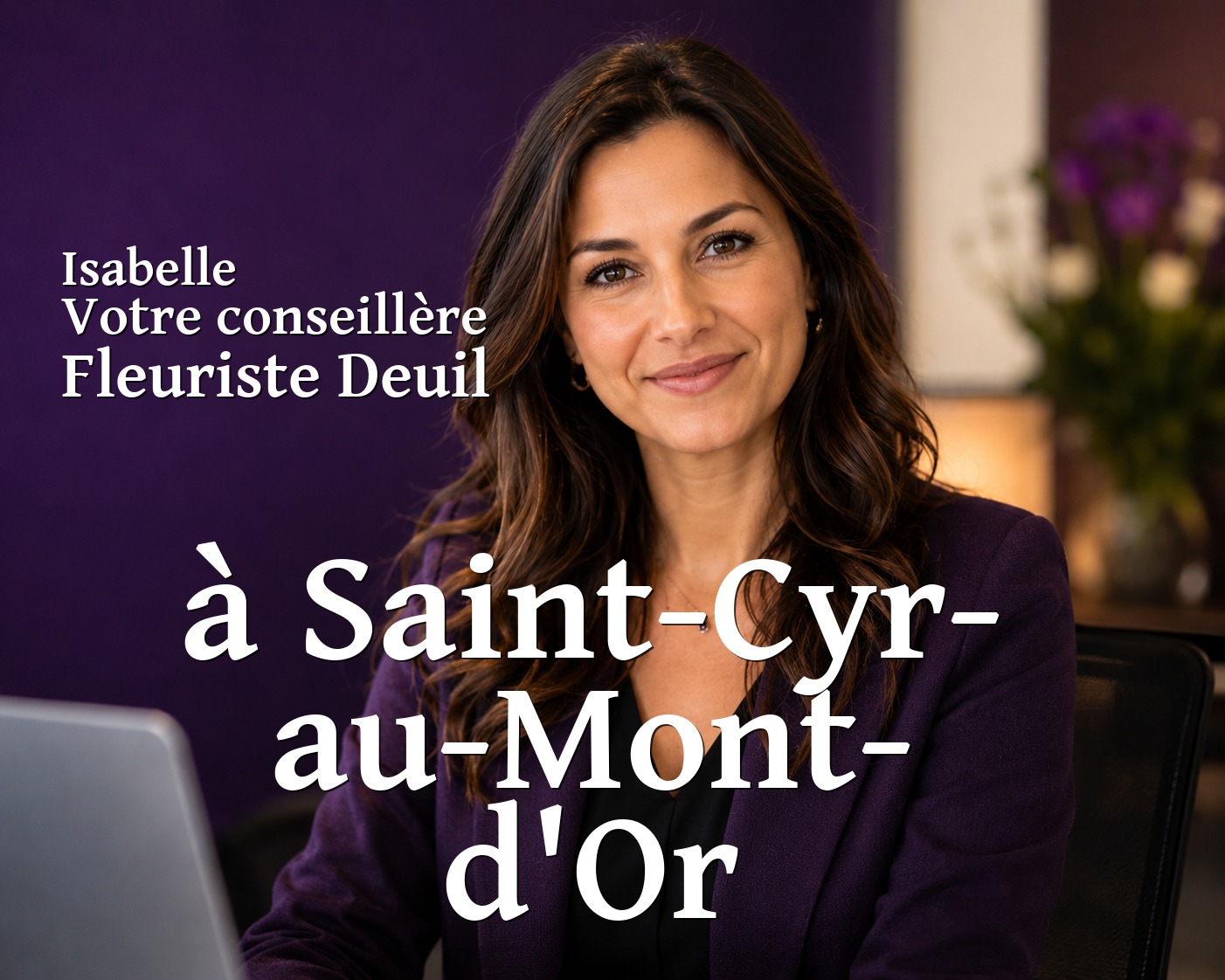 Isabelle, votre conseillère Fleuriste Deuil à Saint-Cyr-au-Mont-d'Or