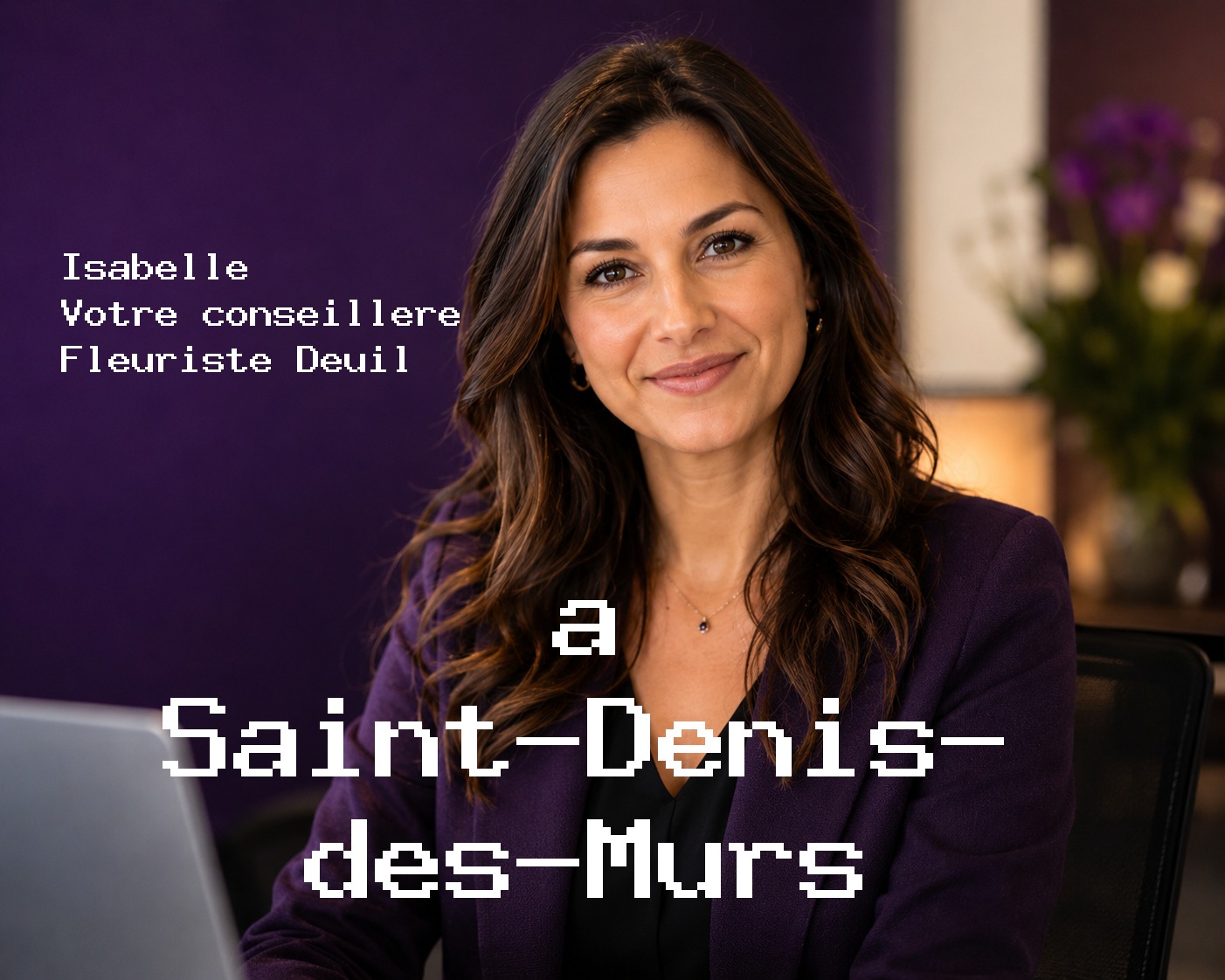 Isabelle, votre conseillère Fleuriste Deuil à Saint-Denis-des-Murs