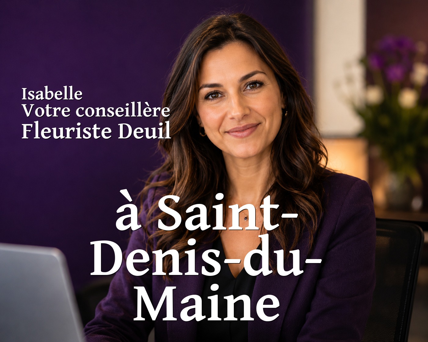Isabelle, votre conseillère Fleuriste Deuil à Saint-Denis-du-Maine
