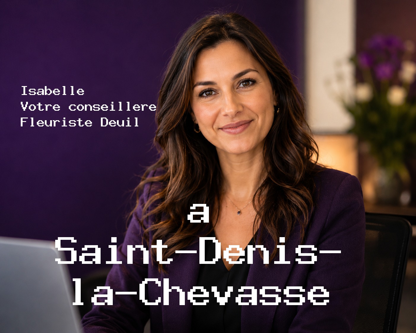 Isabelle, votre conseillère Fleuriste Deuil à Saint-Denis-la-Chevasse