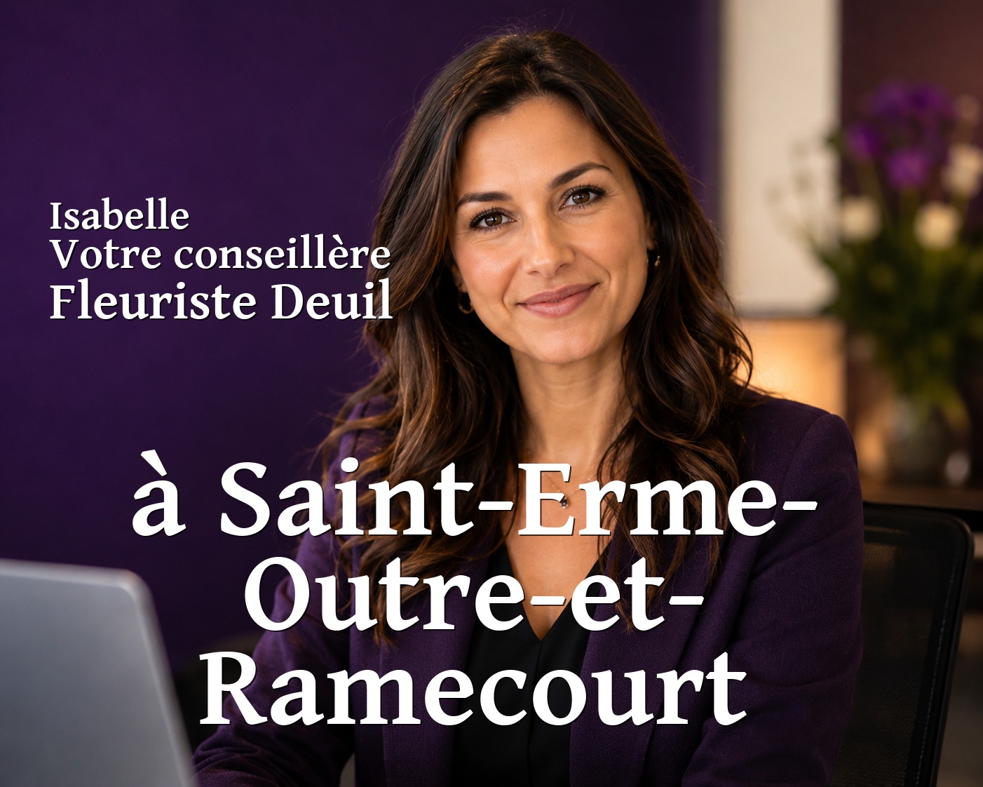 Isabelle, votre conseillère Fleuriste Deuil à Saint-Erme-Outre-et-Ramecourt
