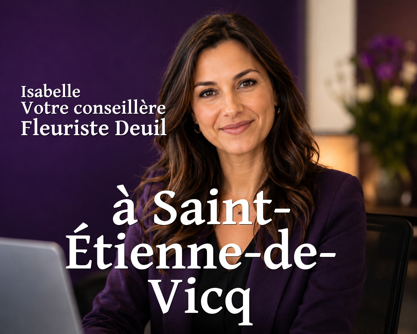 Isabelle, votre conseillère Fleuriste Deuil à Saint-Étienne-de-Vicq