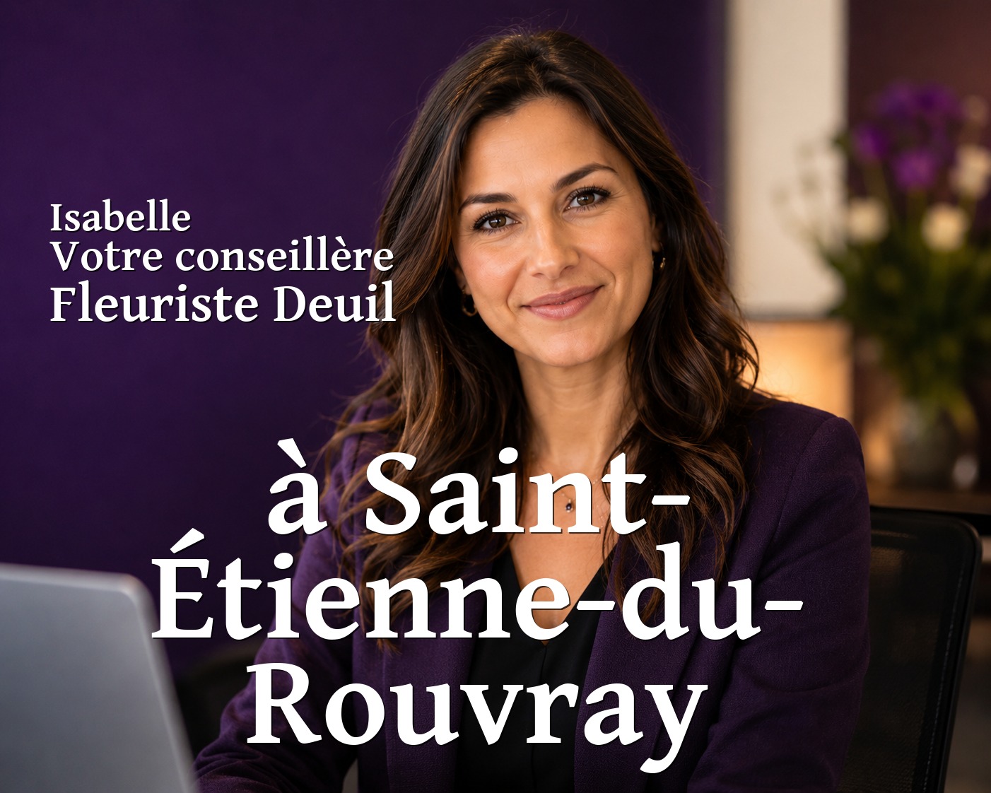 Isabelle, votre conseillère Fleuriste Deuil à Saint-Étienne-du-Rouvray