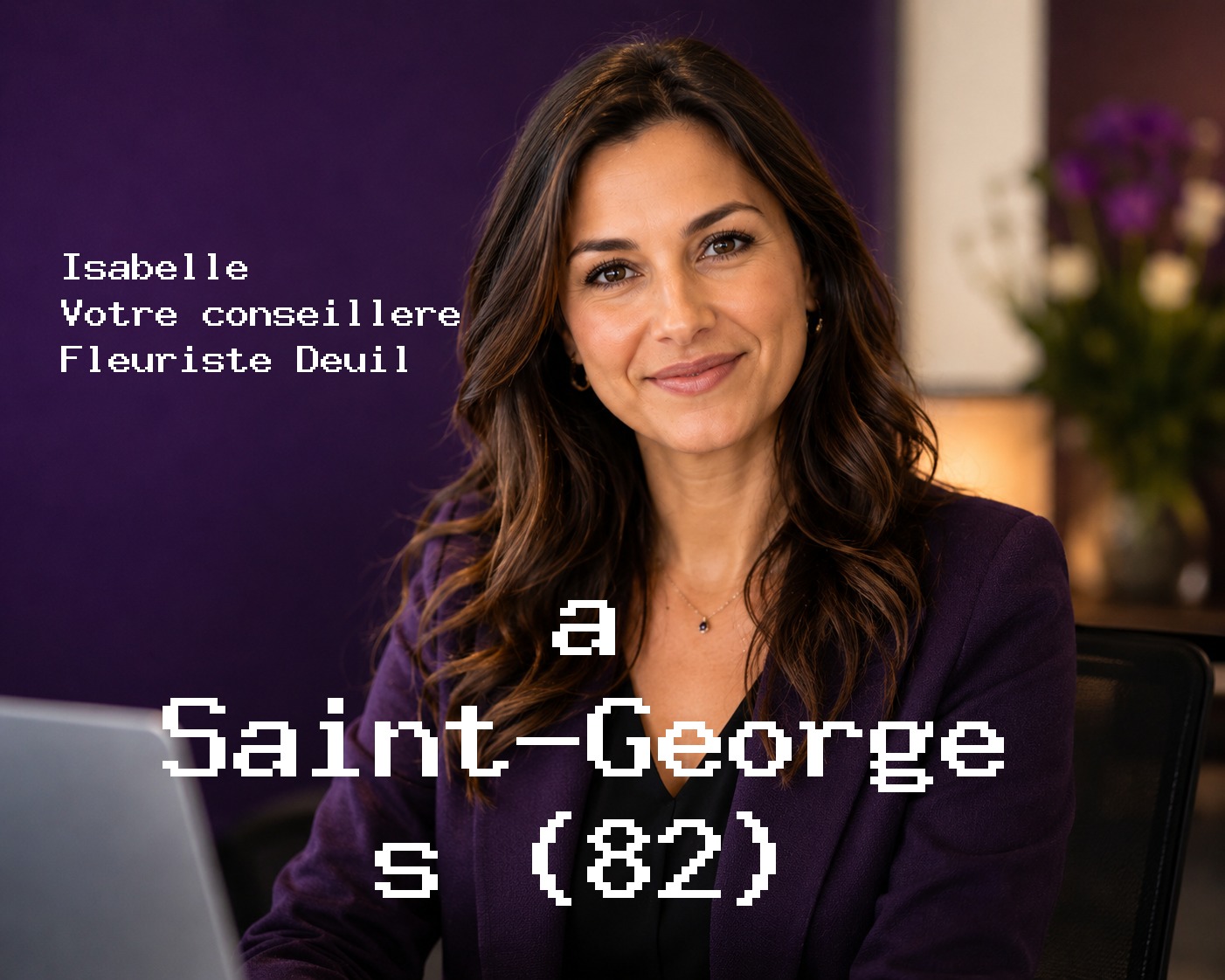 Isabelle, votre conseillère Fleuriste Deuil à Saint-Georges (82)