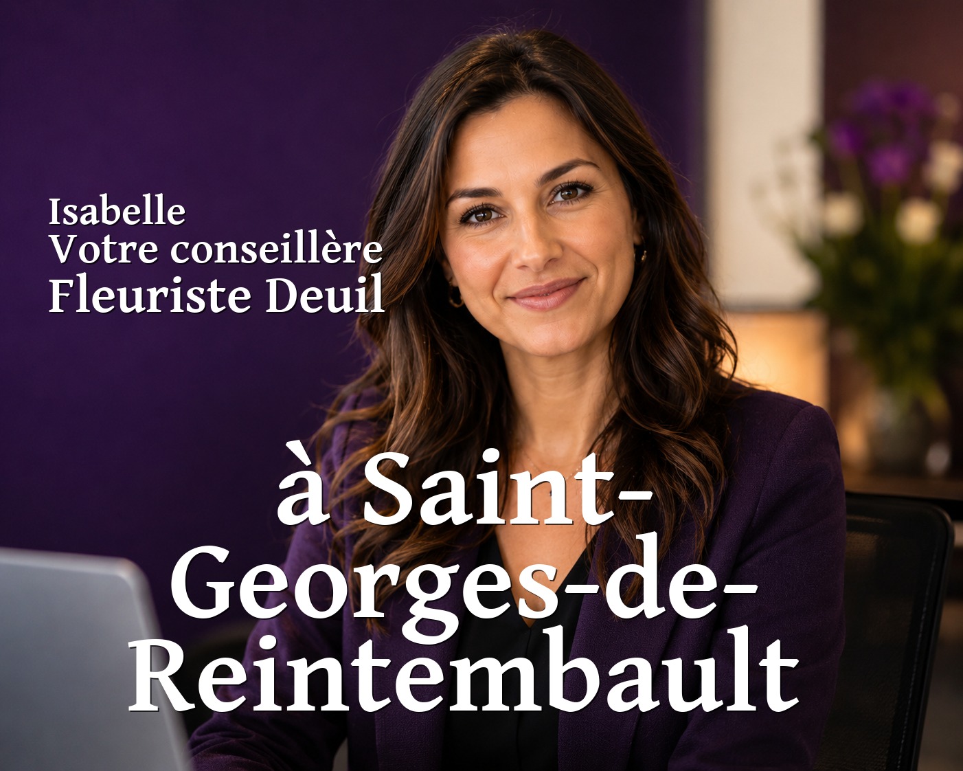Isabelle, votre conseillère Fleuriste Deuil à Saint-Georges-de-Reintembault