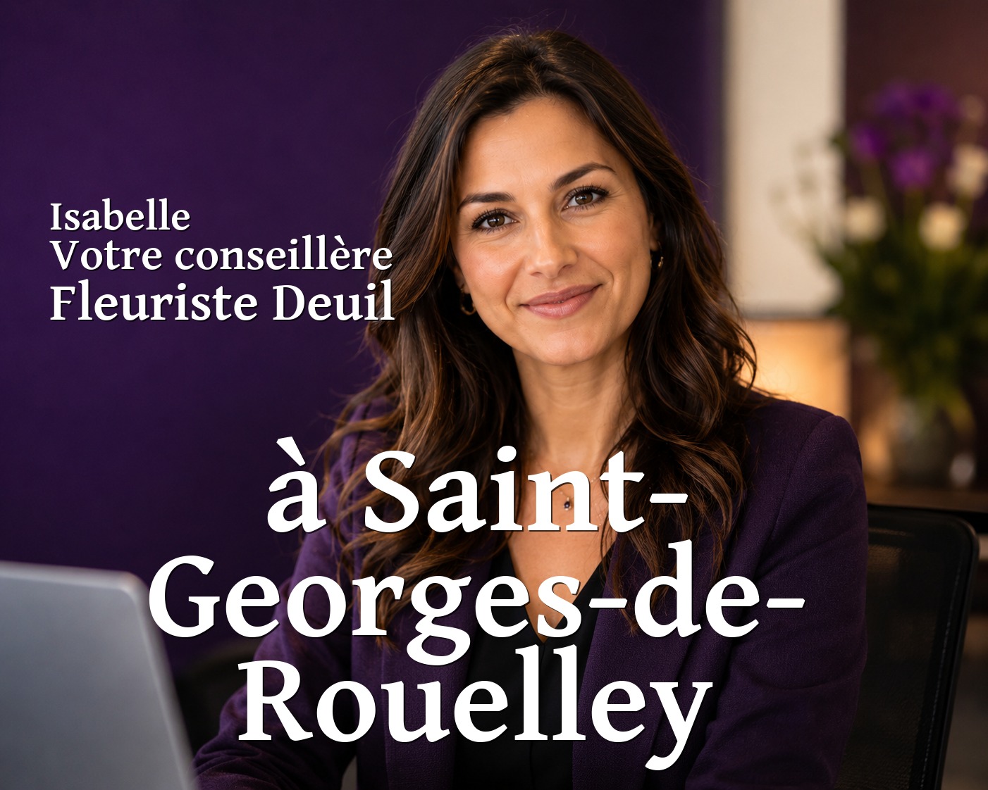 Isabelle, votre conseillère Fleuriste Deuil à Saint-Georges-de-Rouelley