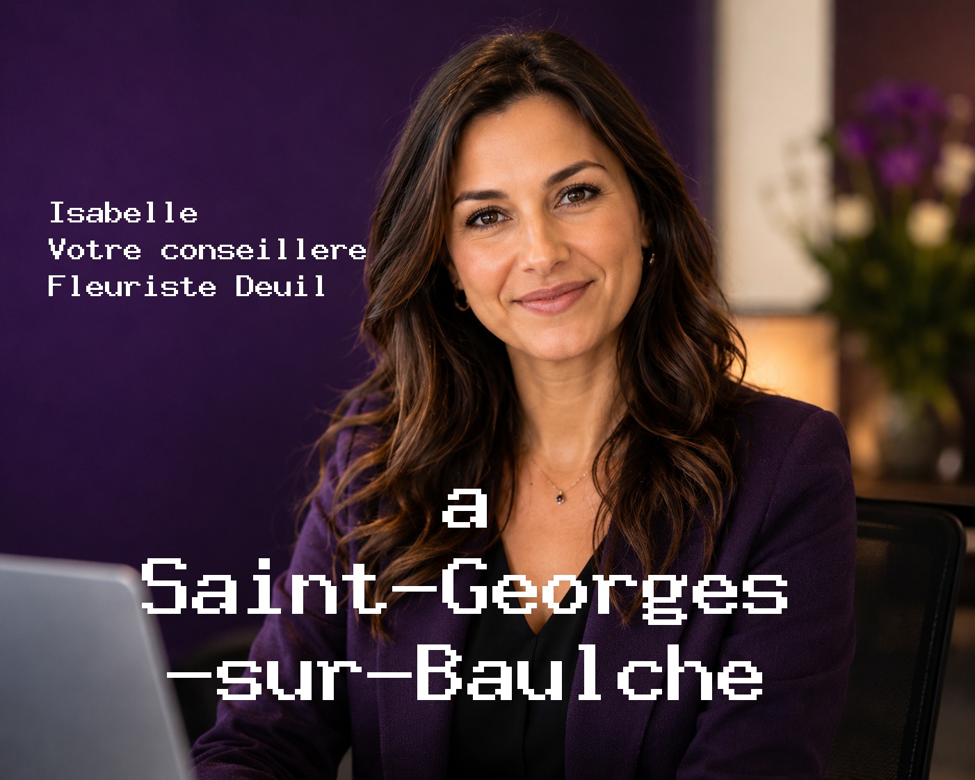 Isabelle, votre conseillère Fleuriste Deuil à Saint-Georges-sur-Baulche