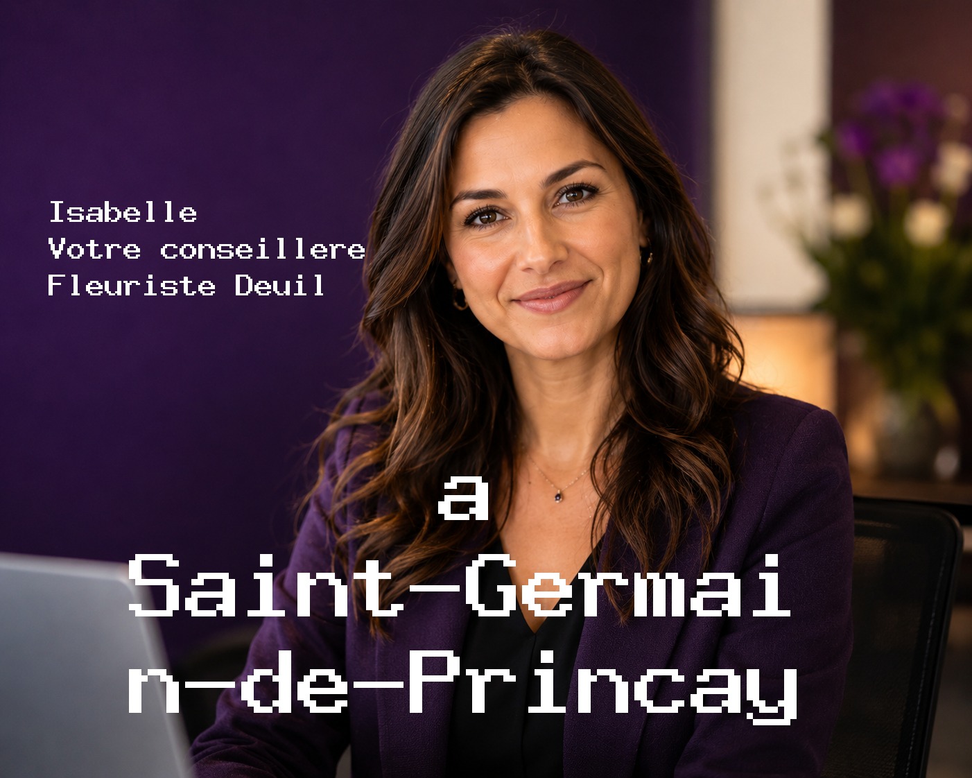 Isabelle, votre conseillère Fleuriste Deuil à Saint-Germain-de-Prinçay