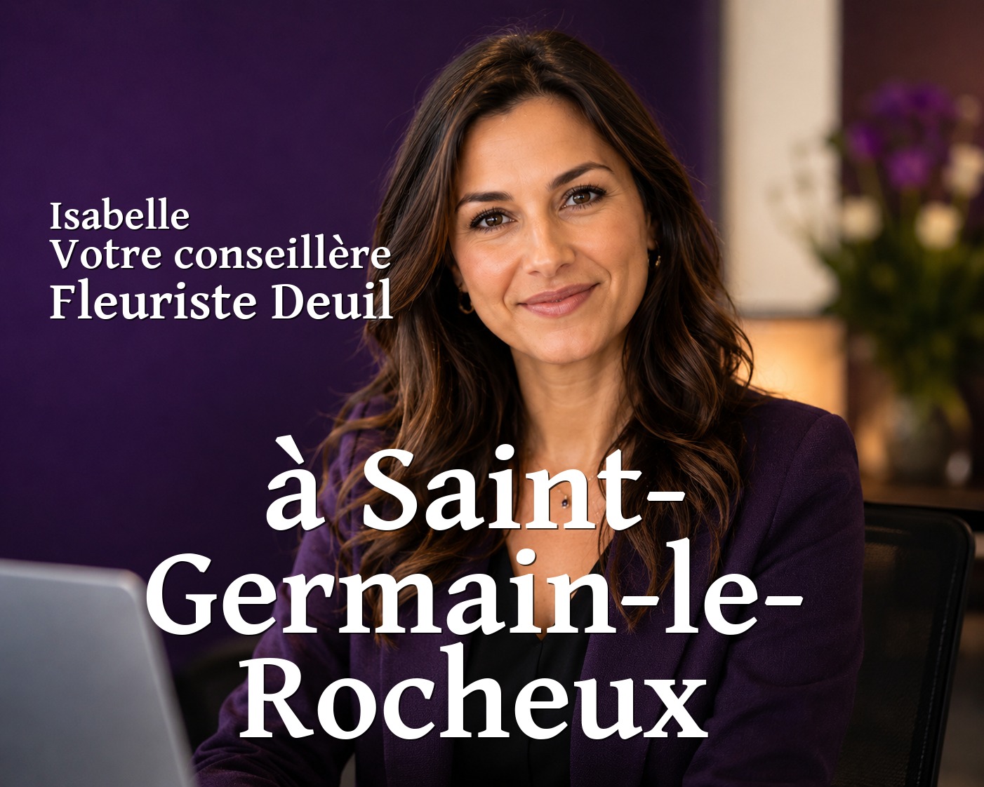Isabelle, votre conseillère Fleuriste Deuil à Saint-Germain-le-Rocheux