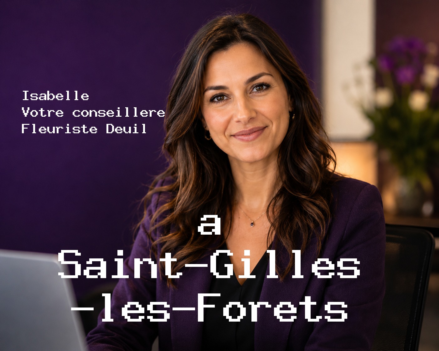 Isabelle, votre conseillère Fleuriste Deuil à Saint-Gilles-les-Forêts
