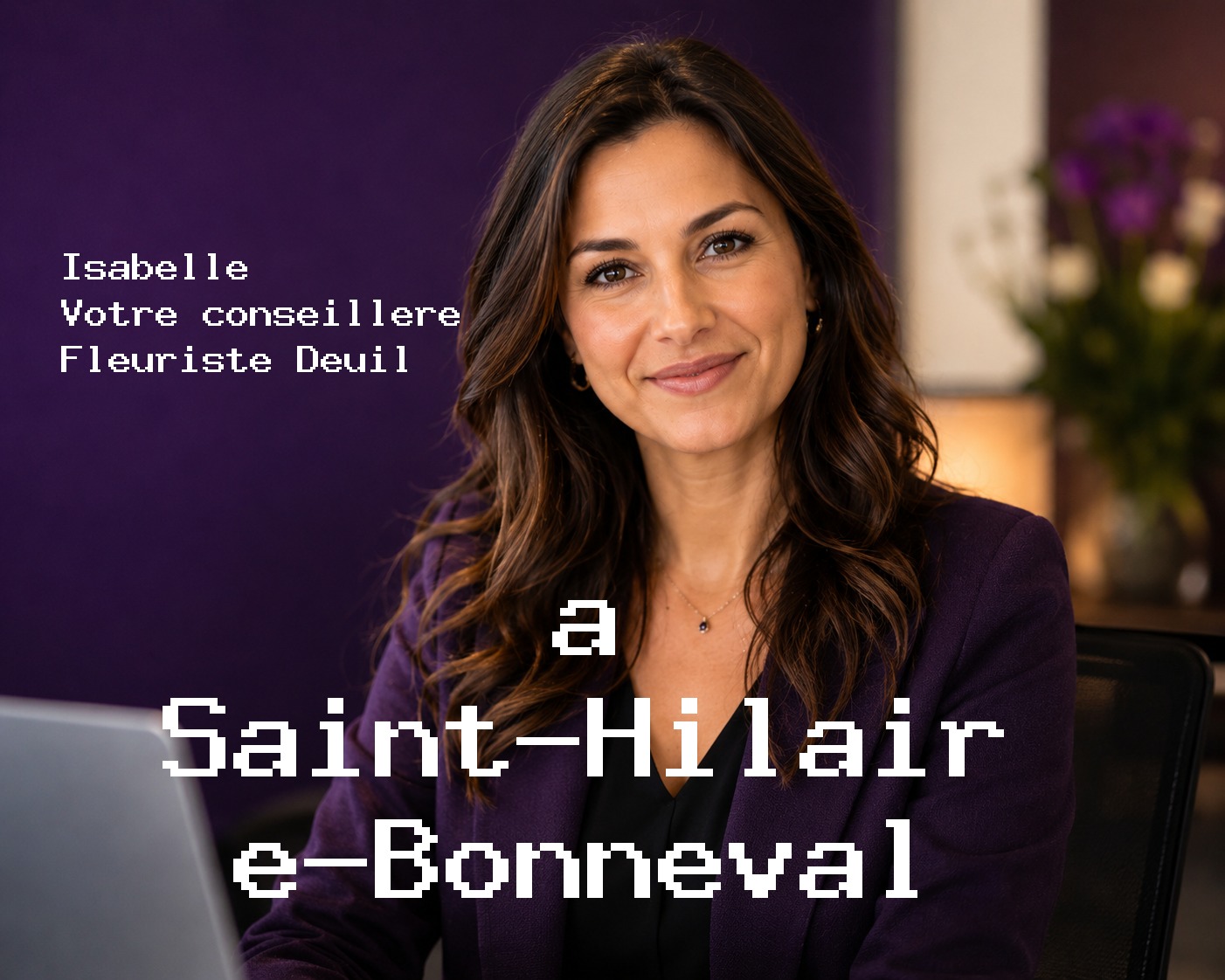 Isabelle, votre conseillère Fleuriste Deuil à Saint-Hilaire-Bonneval