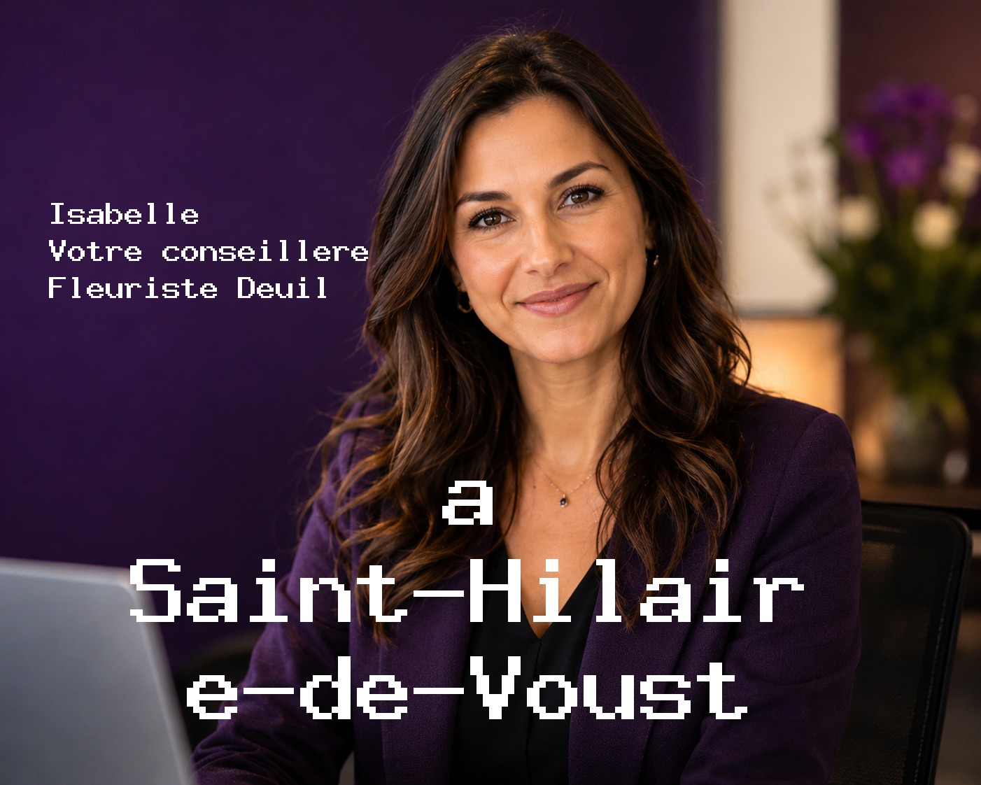 Isabelle, votre conseillère Fleuriste Deuil à Saint-Hilaire-de-Voust