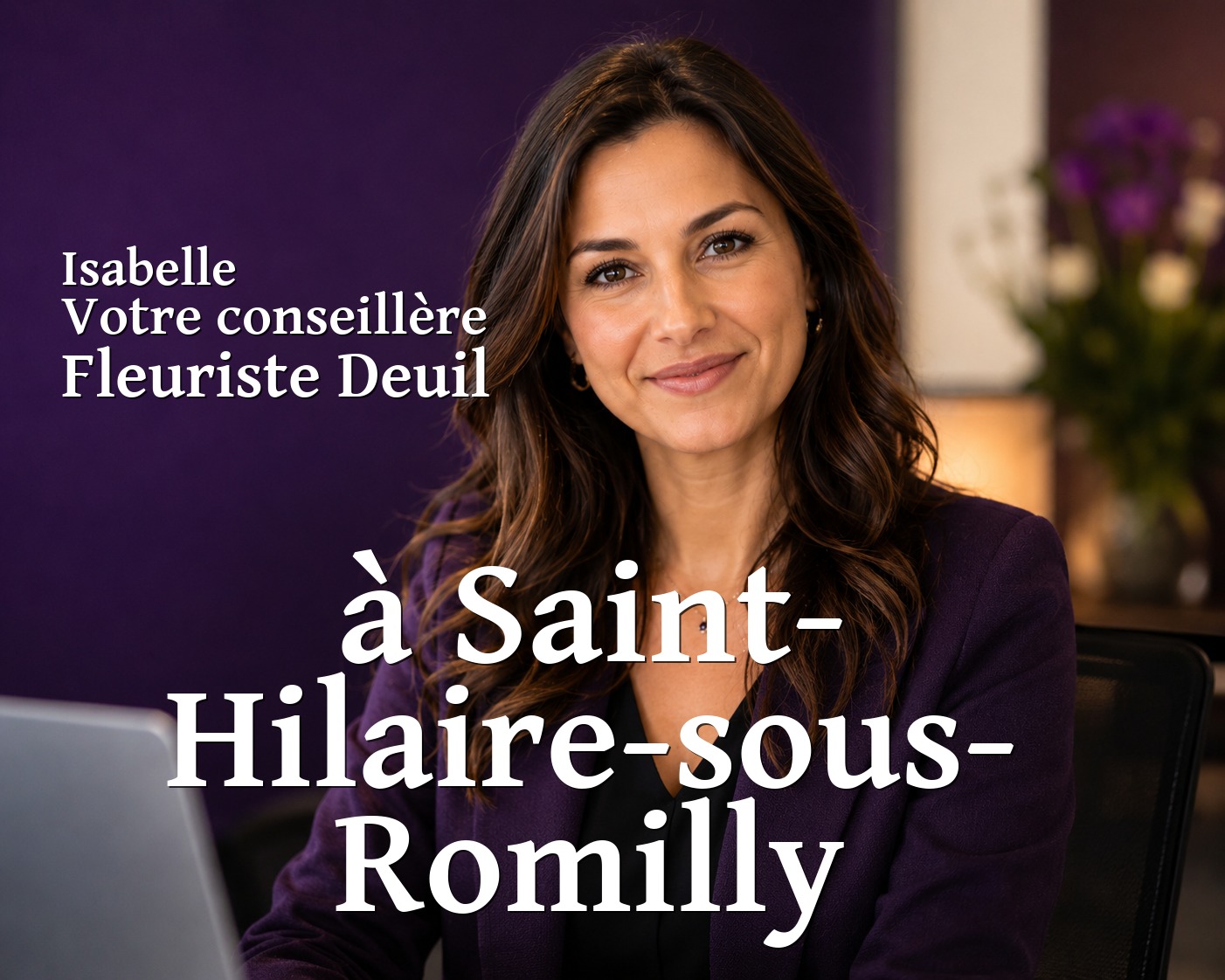 Isabelle, votre conseillère Fleuriste Deuil à Saint-Hilaire-sous-Romilly