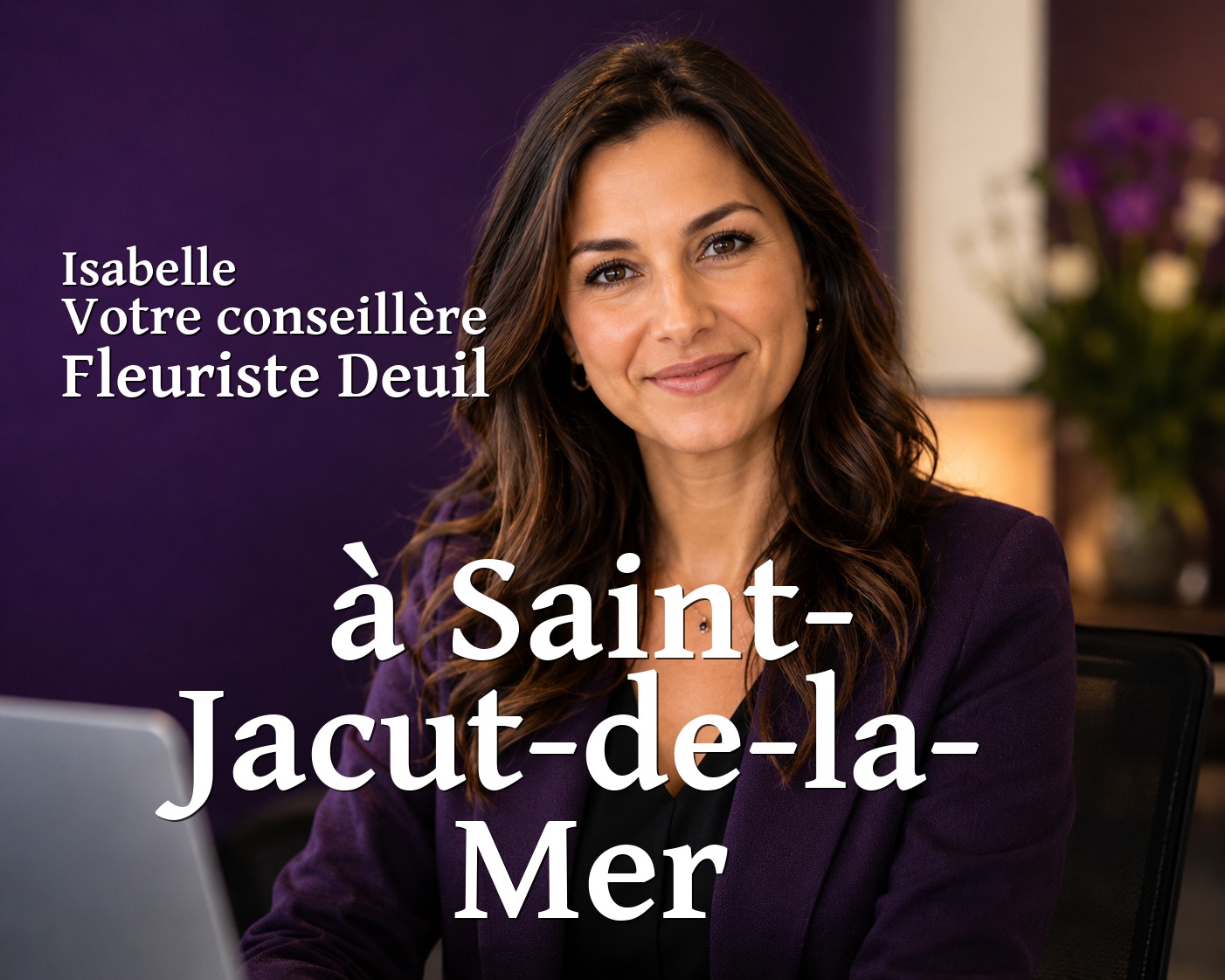 Isabelle, votre conseillère Fleuriste Deuil à Saint-Jacut-de-la-Mer