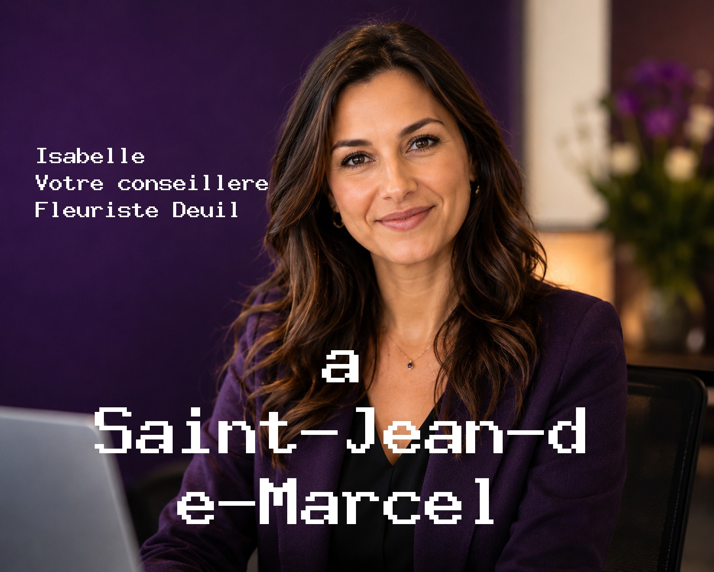 Isabelle, votre conseillère Fleuriste Deuil à Saint-Jean-de-Marcel
