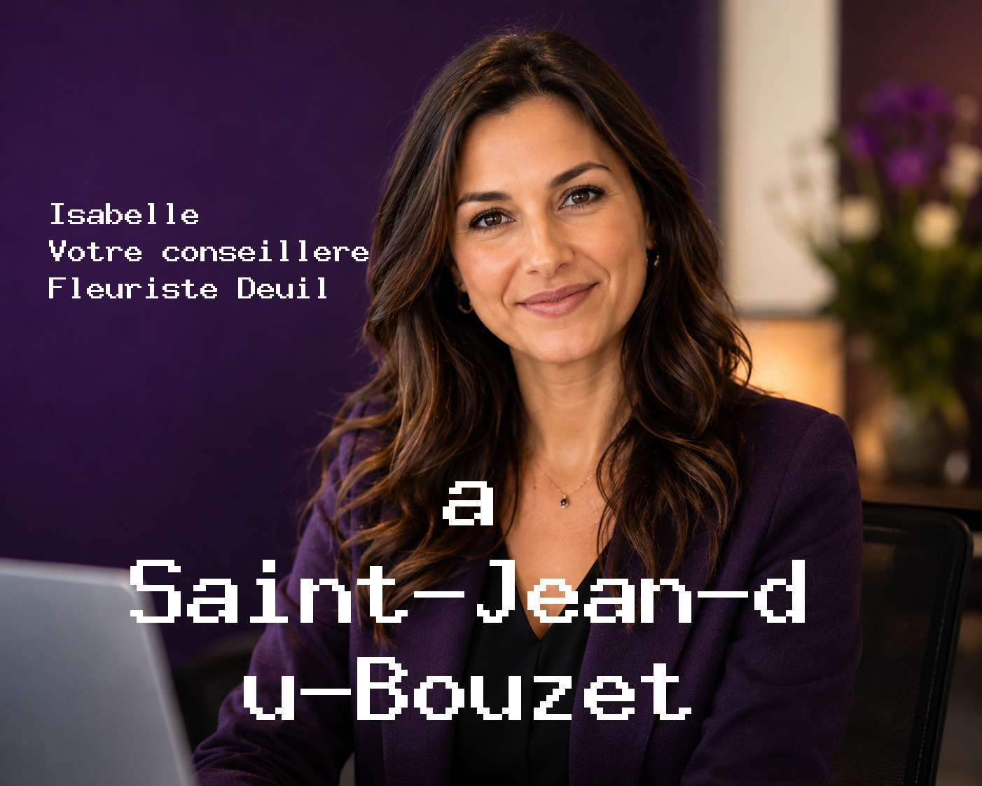 Isabelle, votre conseillère Fleuriste Deuil à Saint-Jean-du-Bouzet
