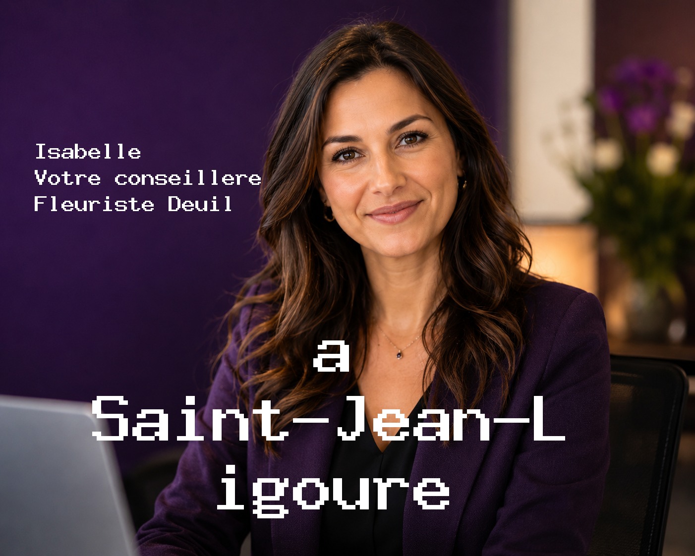 Isabelle, votre conseillère Fleuriste Deuil à Saint-Jean-Ligoure