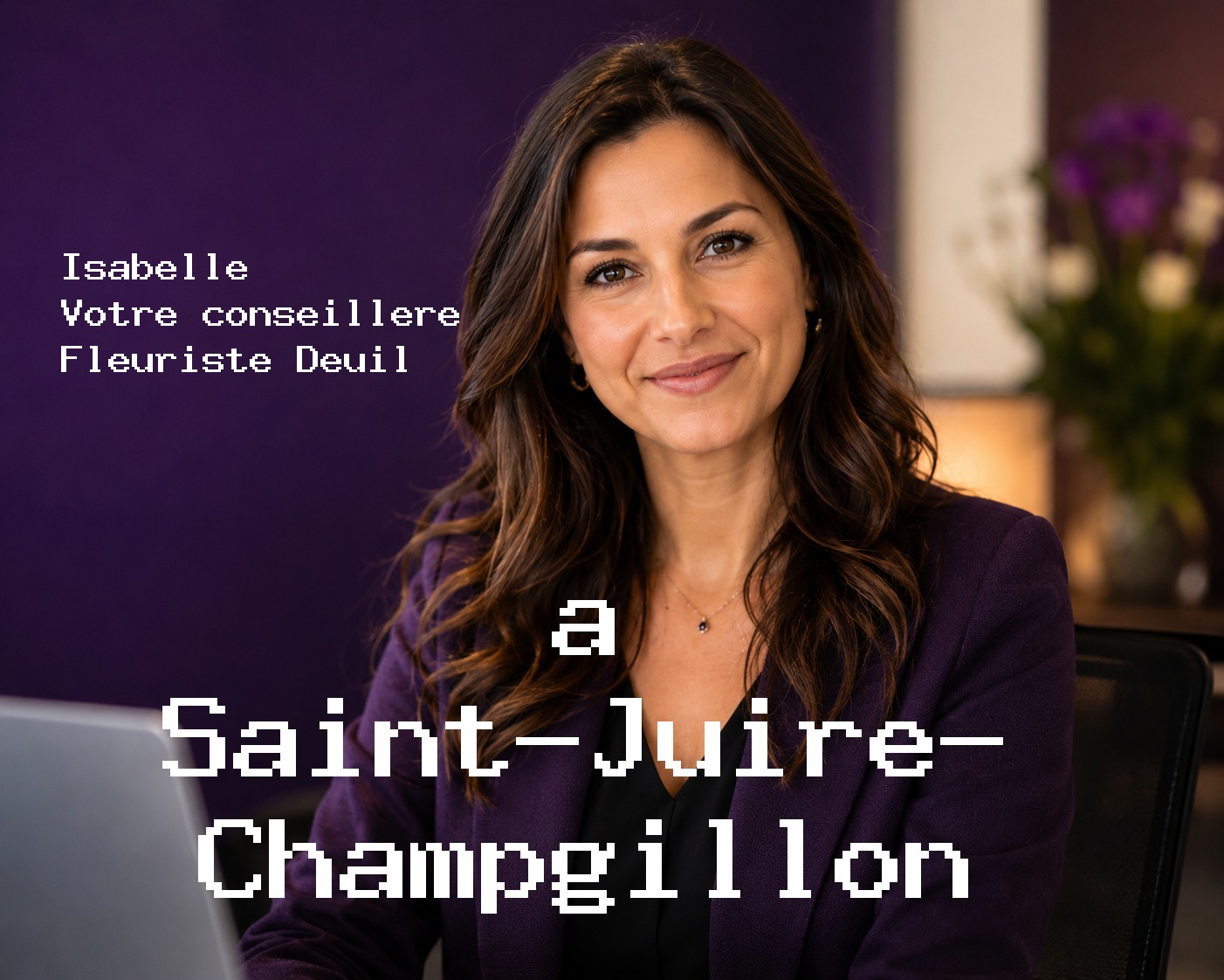Isabelle, votre conseillère Fleuriste Deuil à Saint-Juire-Champgillon