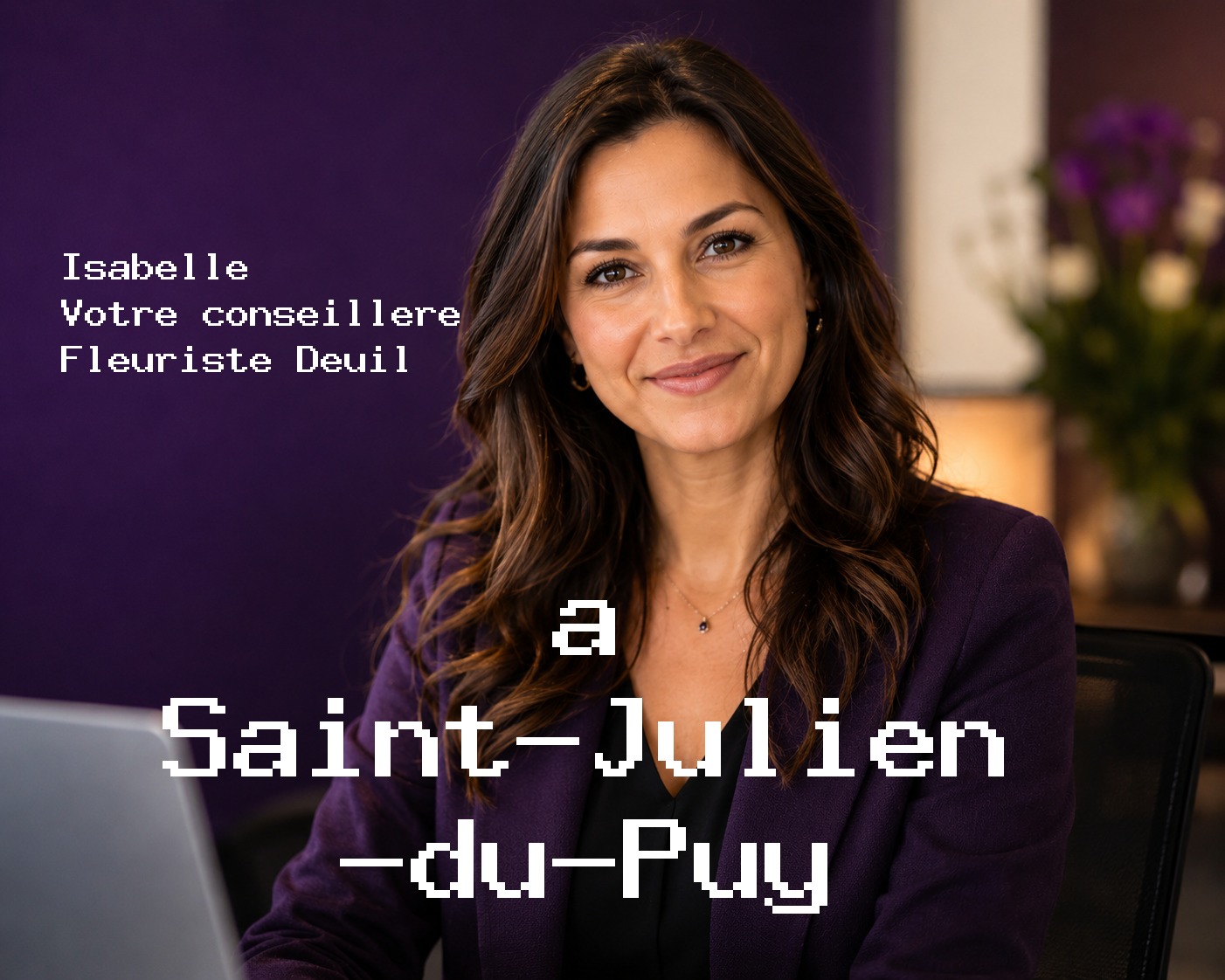 Isabelle, votre conseillère Fleuriste Deuil à Saint-Julien-du-Puy