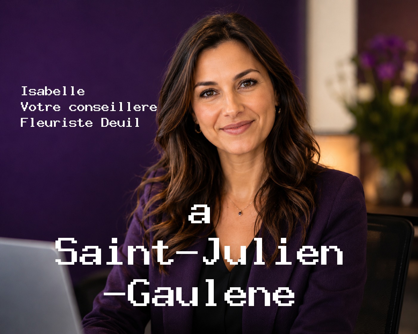 Isabelle, votre conseillère Fleuriste Deuil à Saint-Julien-Gaulène
