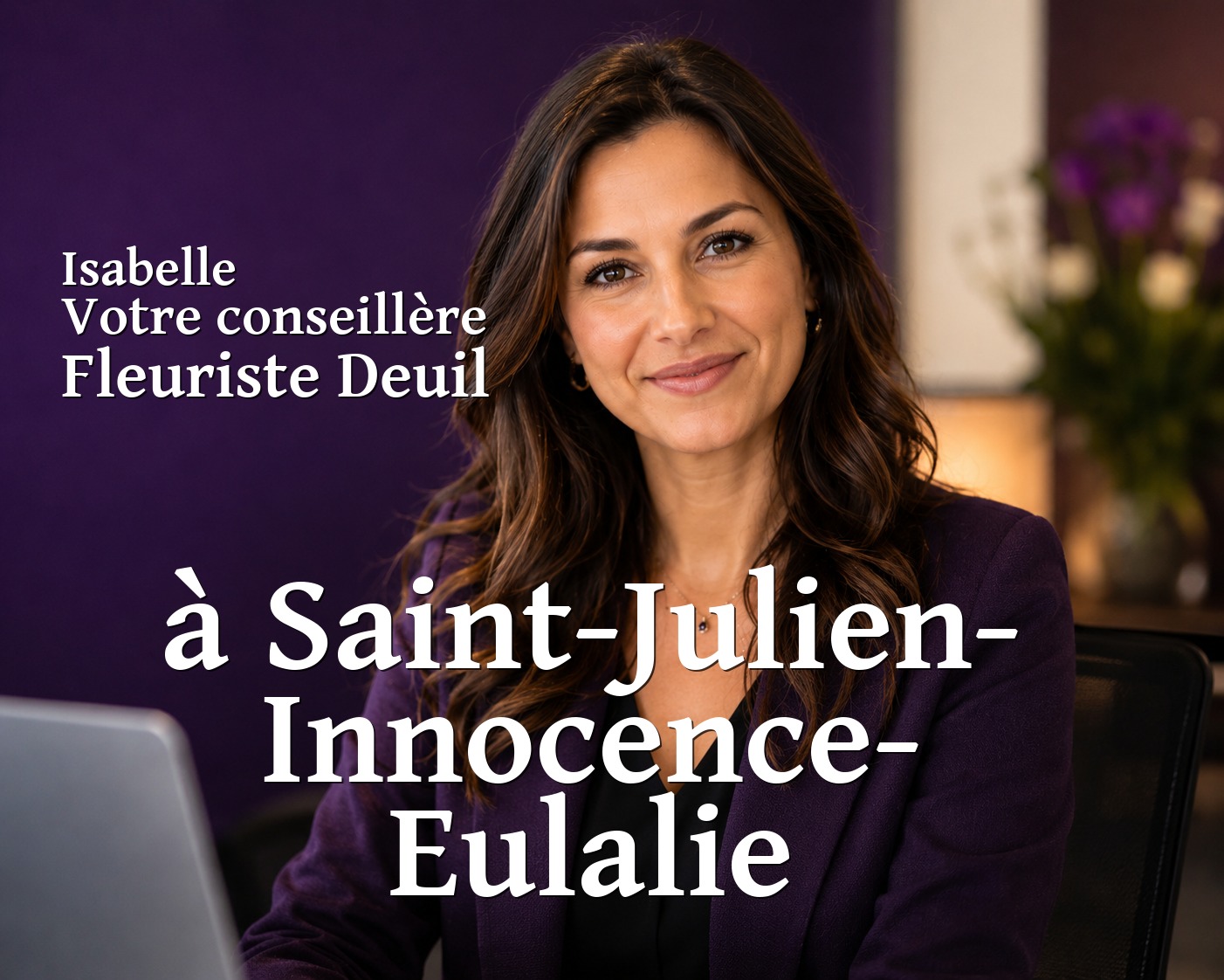 Isabelle, votre conseillère Fleuriste Deuil à Saint-Julien-Innocence-Eulalie