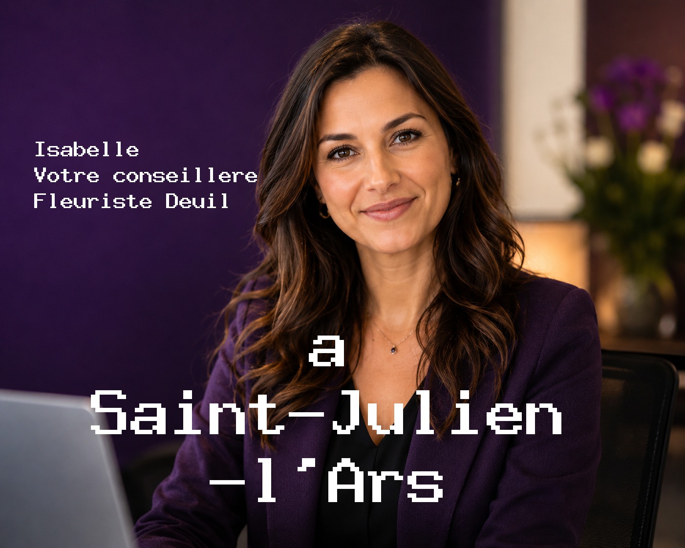 Isabelle, votre conseillère Fleuriste Deuil à Saint-Julien-l'Ars