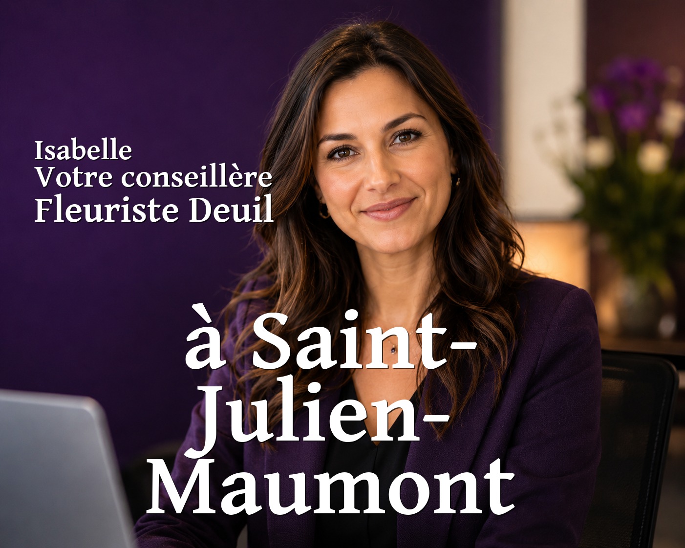 Isabelle, votre conseillère Fleuriste Deuil à Saint-Julien-Maumont