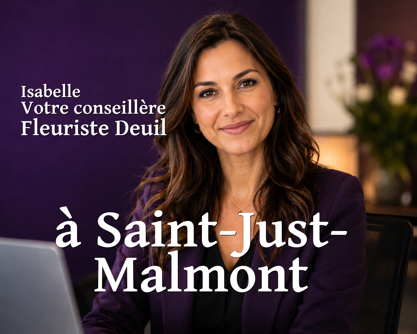 Isabelle, votre conseillère Fleuriste Deuil à Saint-Just-Malmont