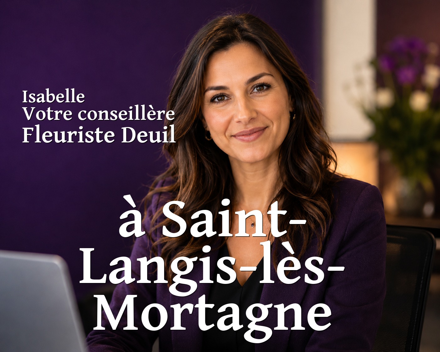 Isabelle, votre conseillère Fleuriste Deuil à Saint-Langis-lès-Mortagne