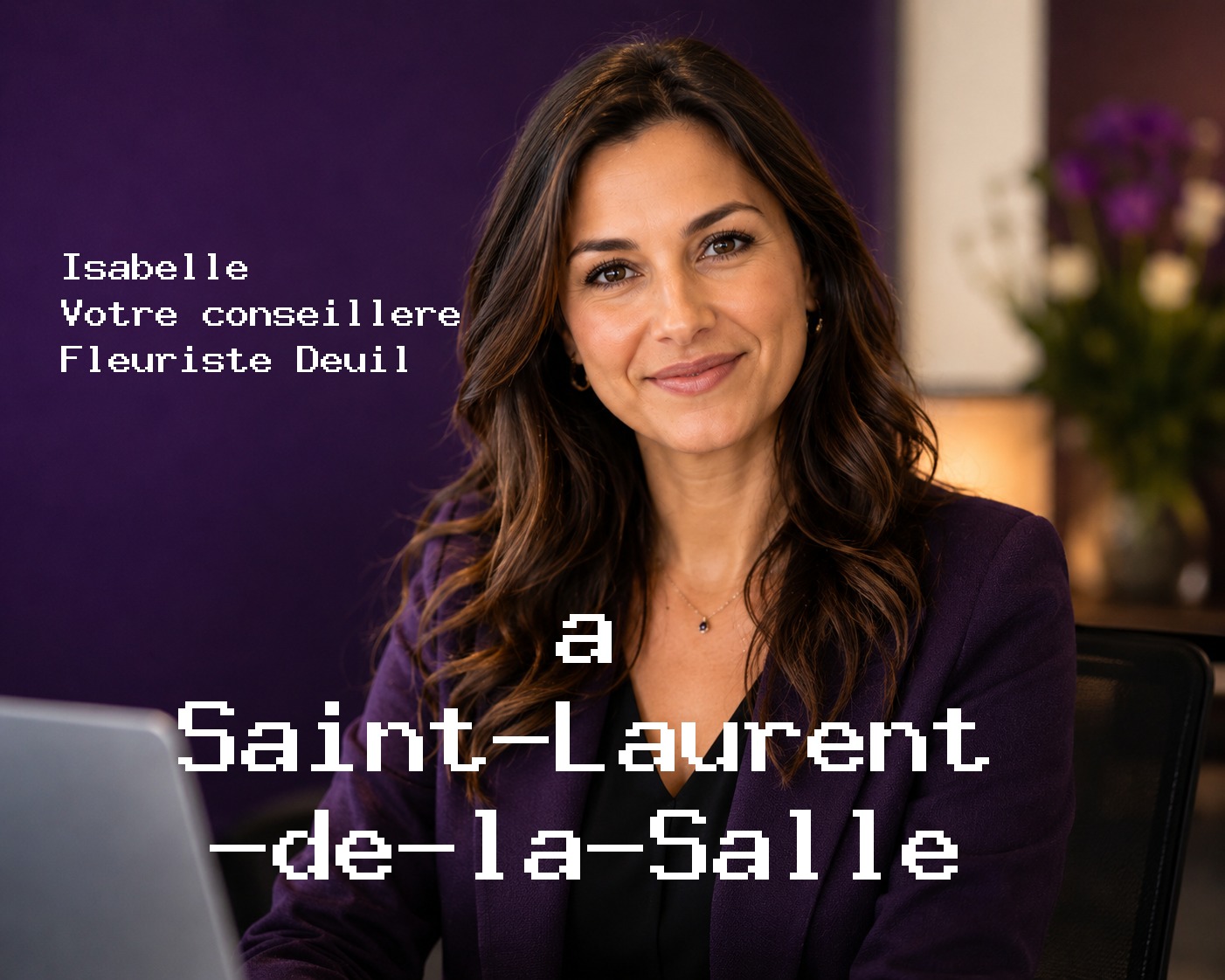 Isabelle, votre conseillère Fleuriste Deuil à Saint-Laurent-de-la-Salle