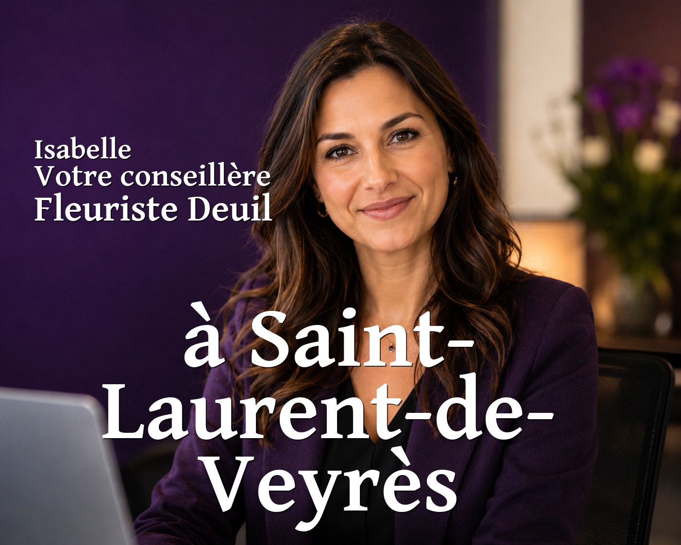 Isabelle, votre conseillère Fleuriste Deuil à Saint-Laurent-de-Veyrès