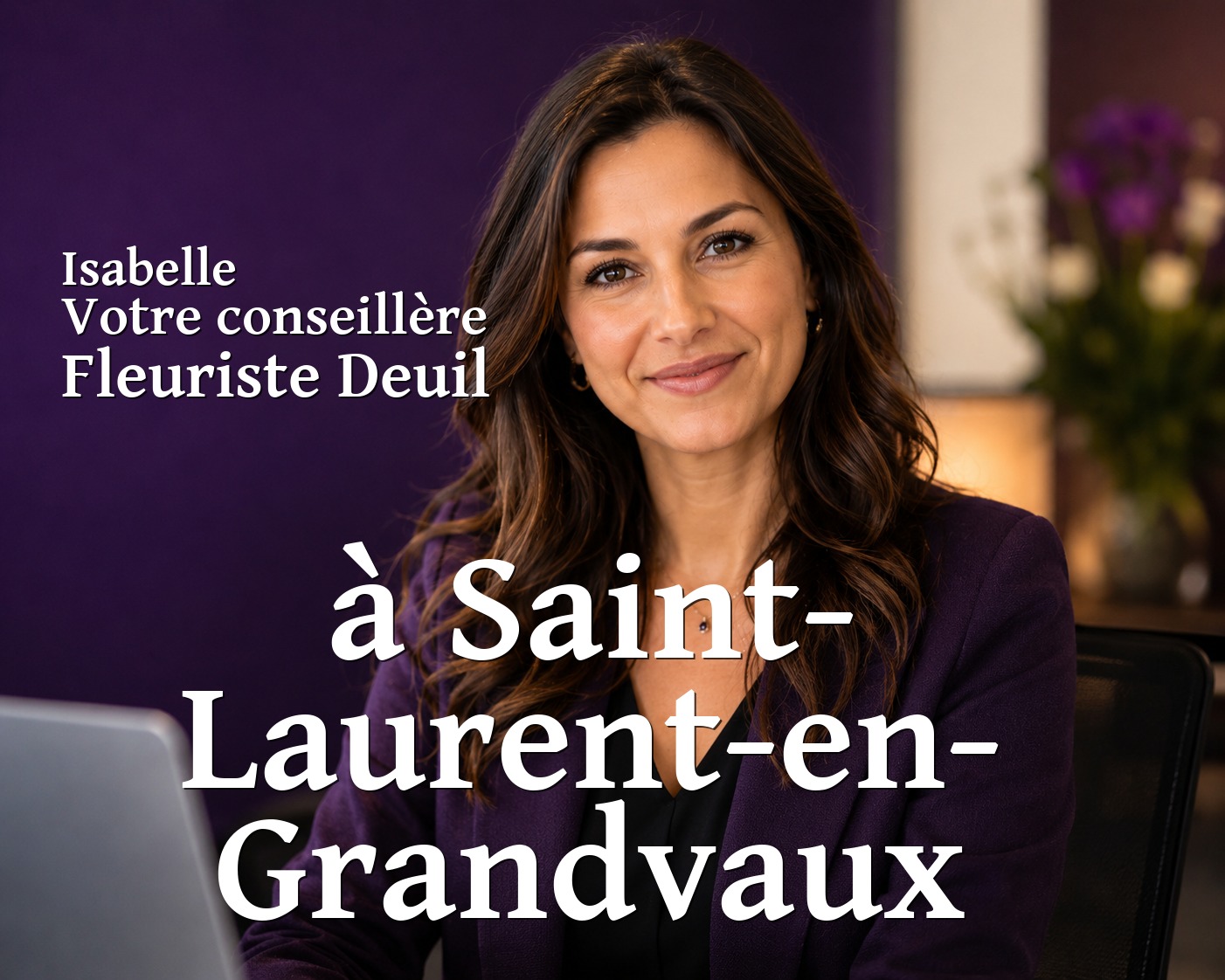 Isabelle, votre conseillère Fleuriste Deuil à Saint-Laurent-en-Grandvaux