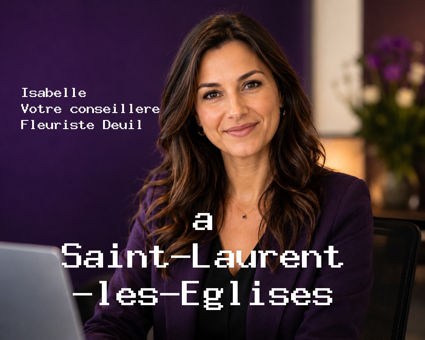 Isabelle, votre conseillère Fleuriste Deuil à Saint-Laurent-les-Églises