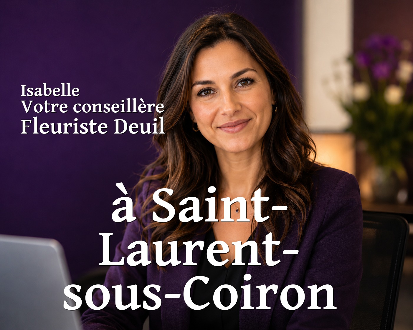 Isabelle, votre conseillère Fleuriste Deuil à Saint-Laurent-sous-Coiron