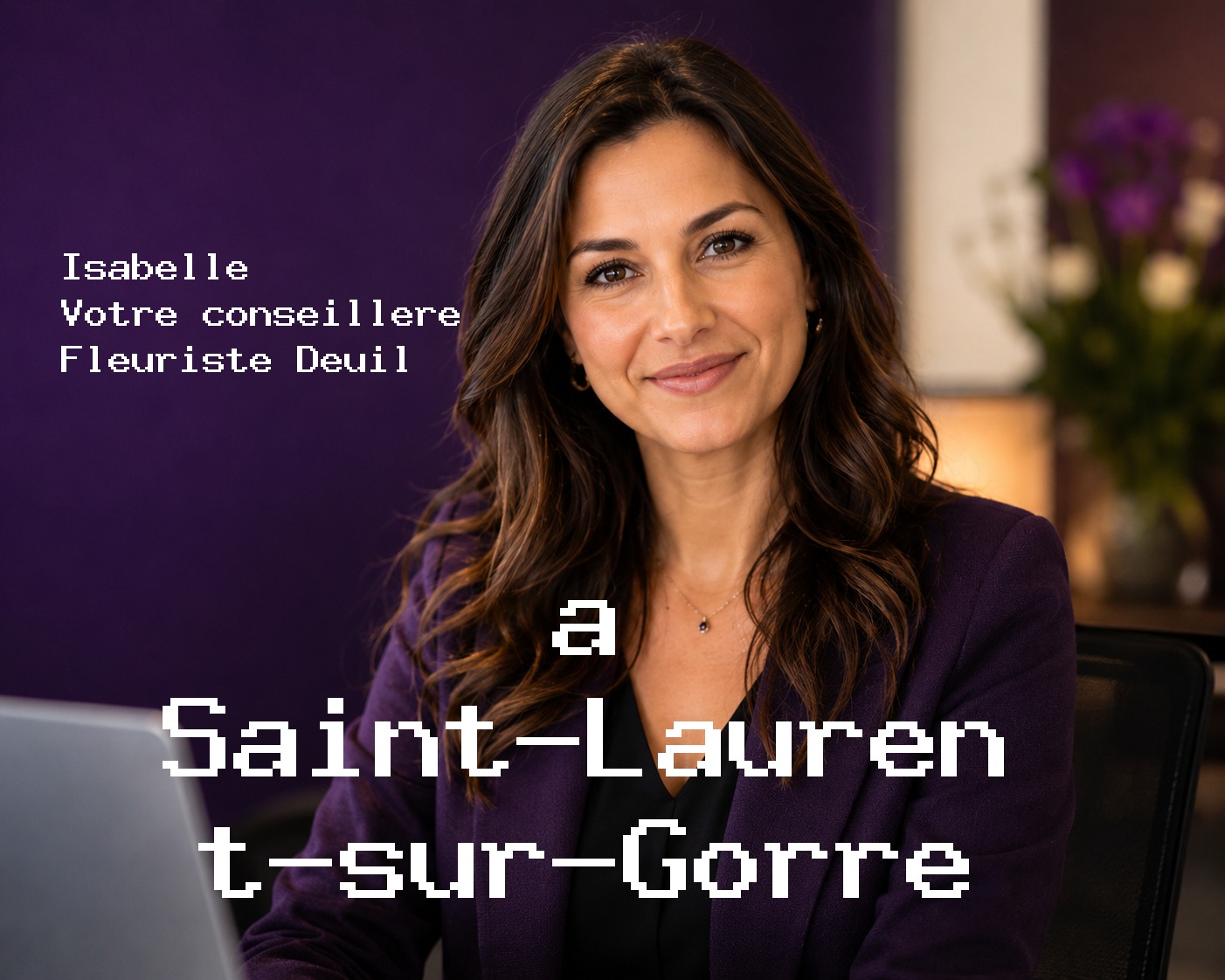 Isabelle, votre conseillère Fleuriste Deuil à Saint-Laurent-sur-Gorre