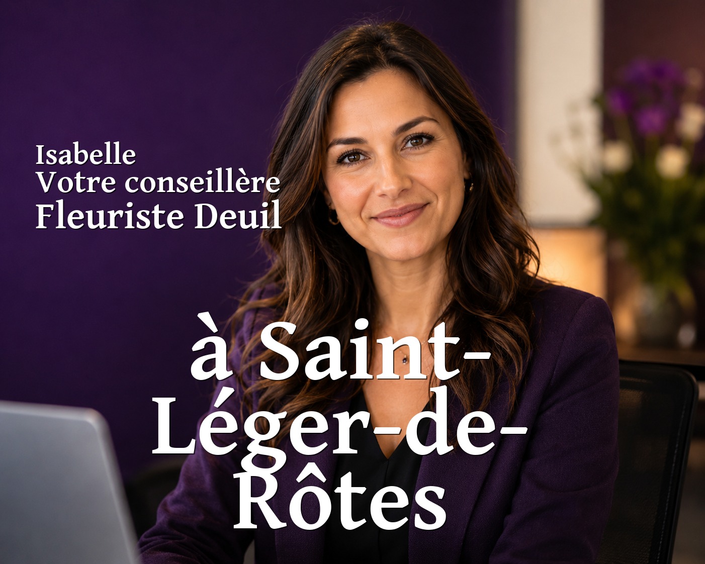 Isabelle, votre conseillère Fleuriste Deuil à Saint-Léger-de-Rôtes