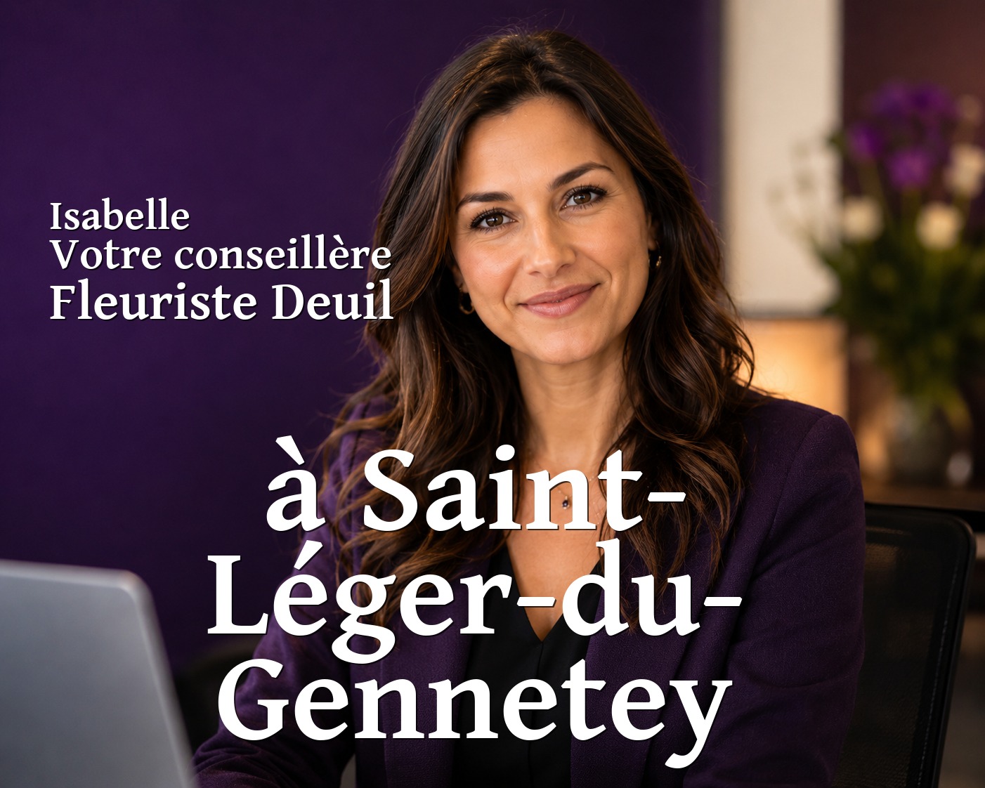 Isabelle, votre conseillère Fleuriste Deuil à Saint-Léger-du-Gennetey