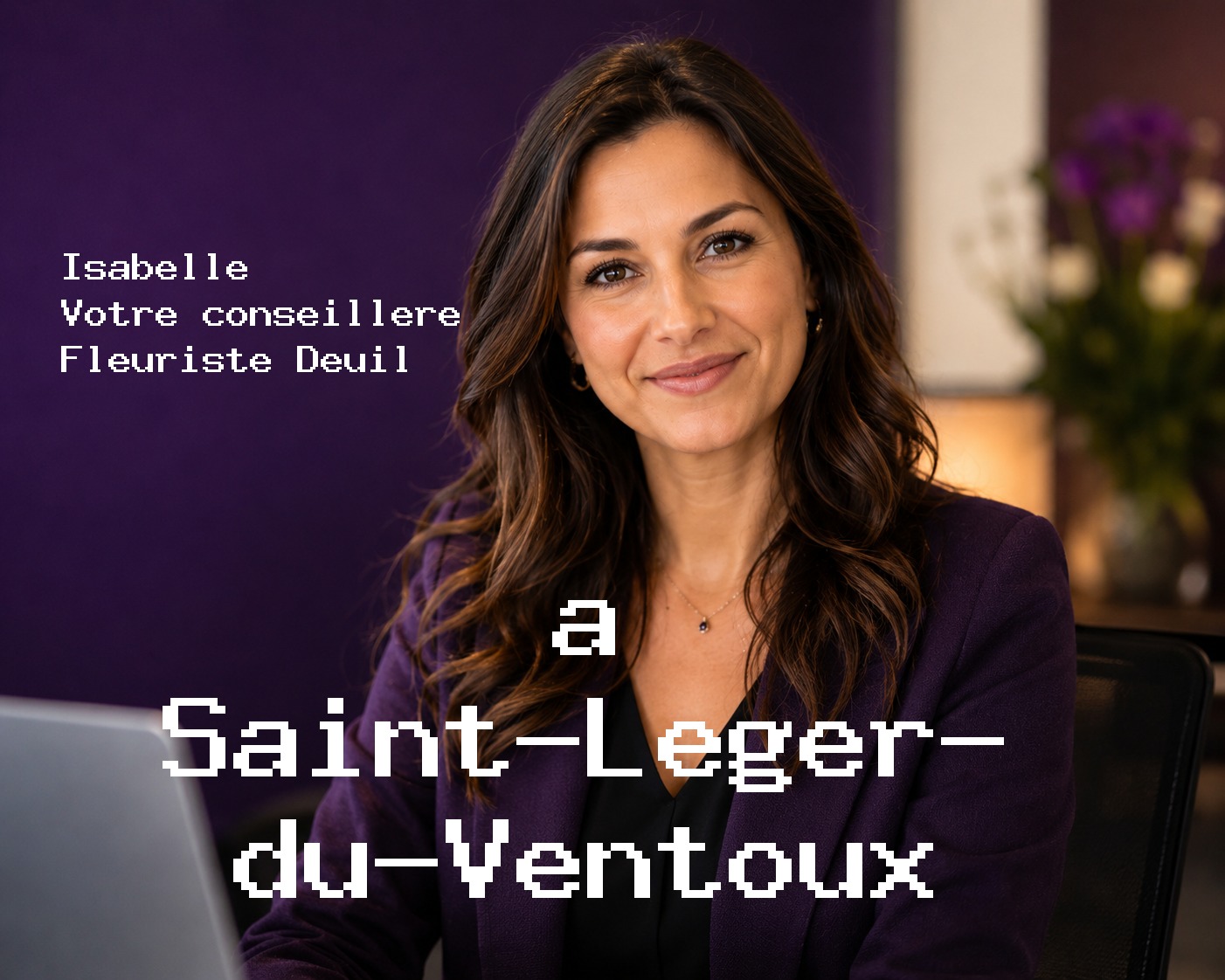 Isabelle, votre conseillère Fleuriste Deuil à Saint-Léger-du-Ventoux