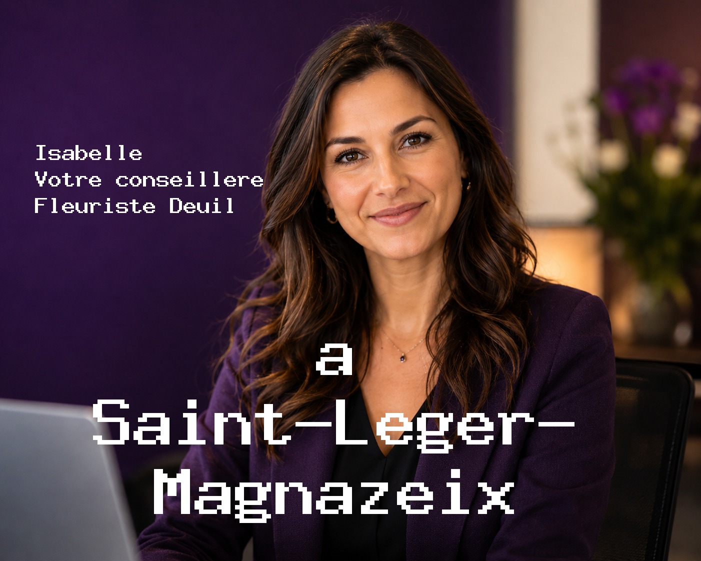 Isabelle, votre conseillère Fleuriste Deuil à Saint-Léger-Magnazeix