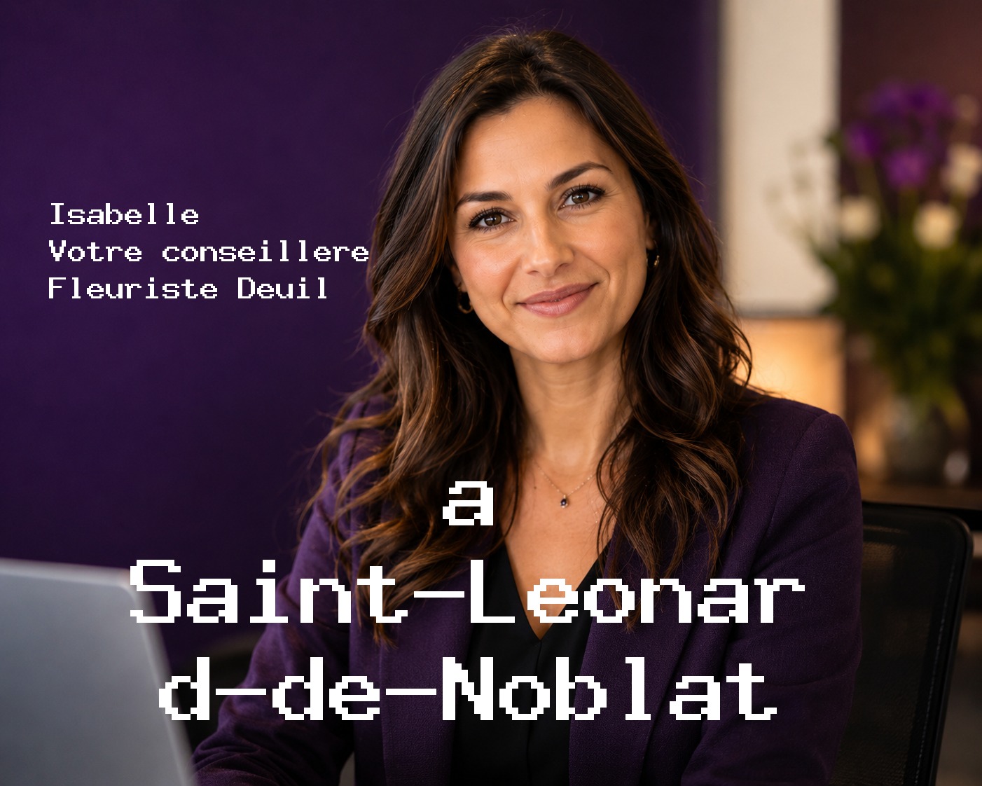 Isabelle, votre conseillère Fleuriste Deuil à Saint-Léonard-de-Noblat