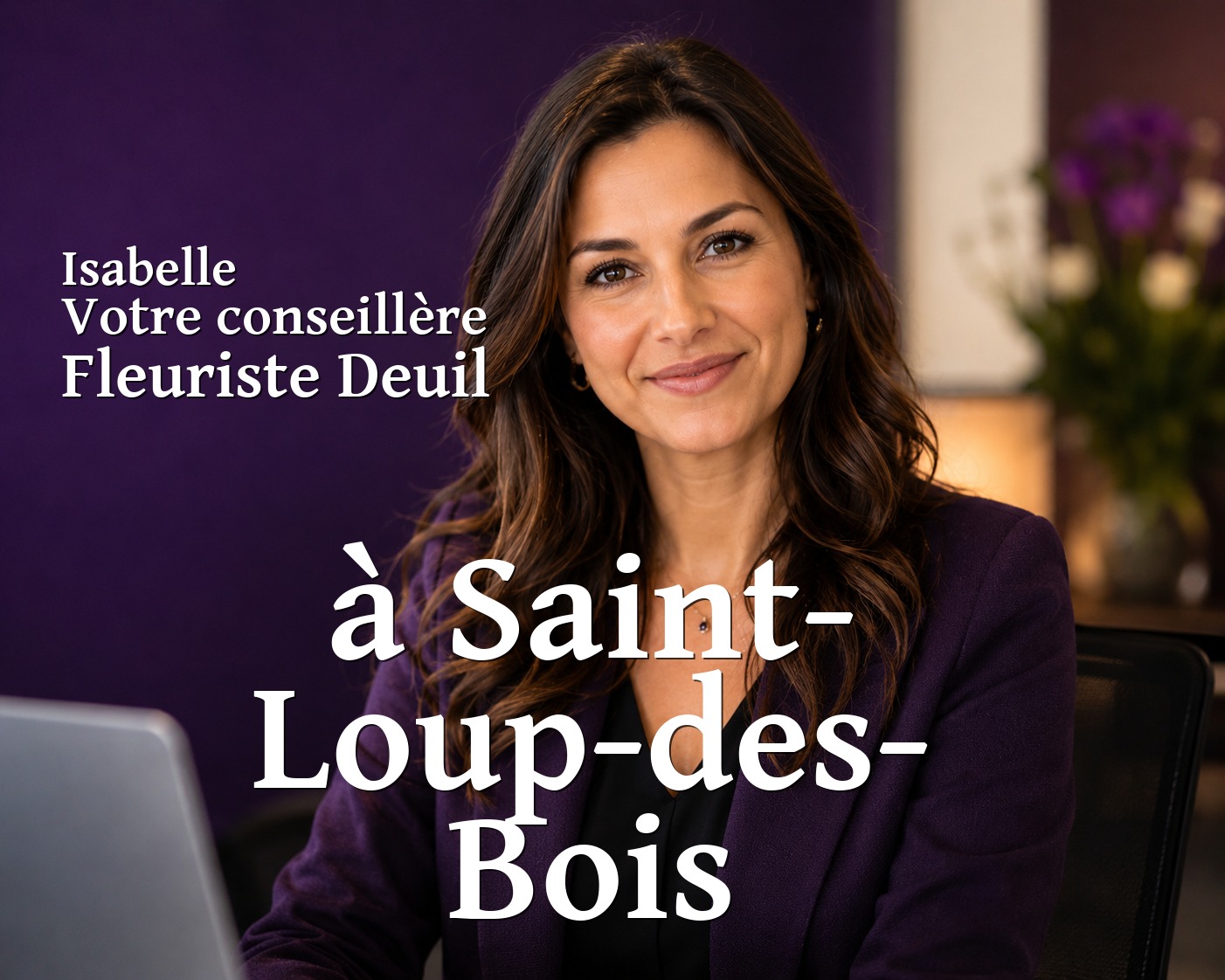 Isabelle, votre conseillère Fleuriste Deuil à Saint-Loup-des-Bois