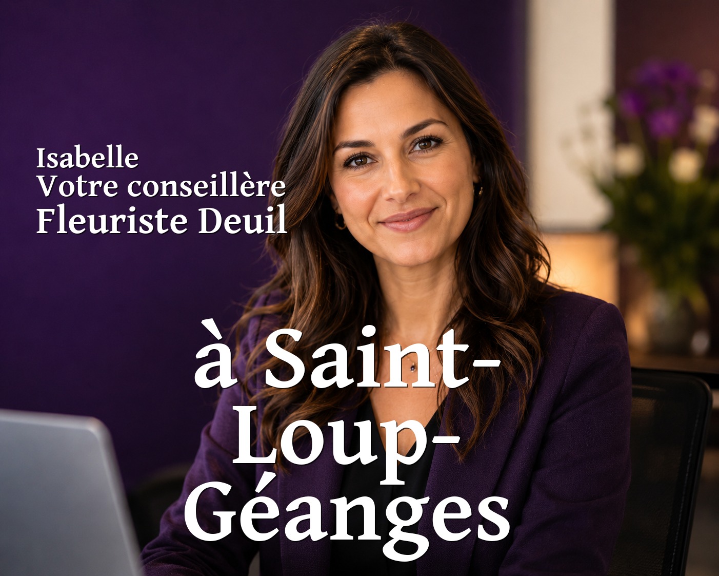 Isabelle, votre conseillère Fleuriste Deuil à Saint-Loup-Géanges