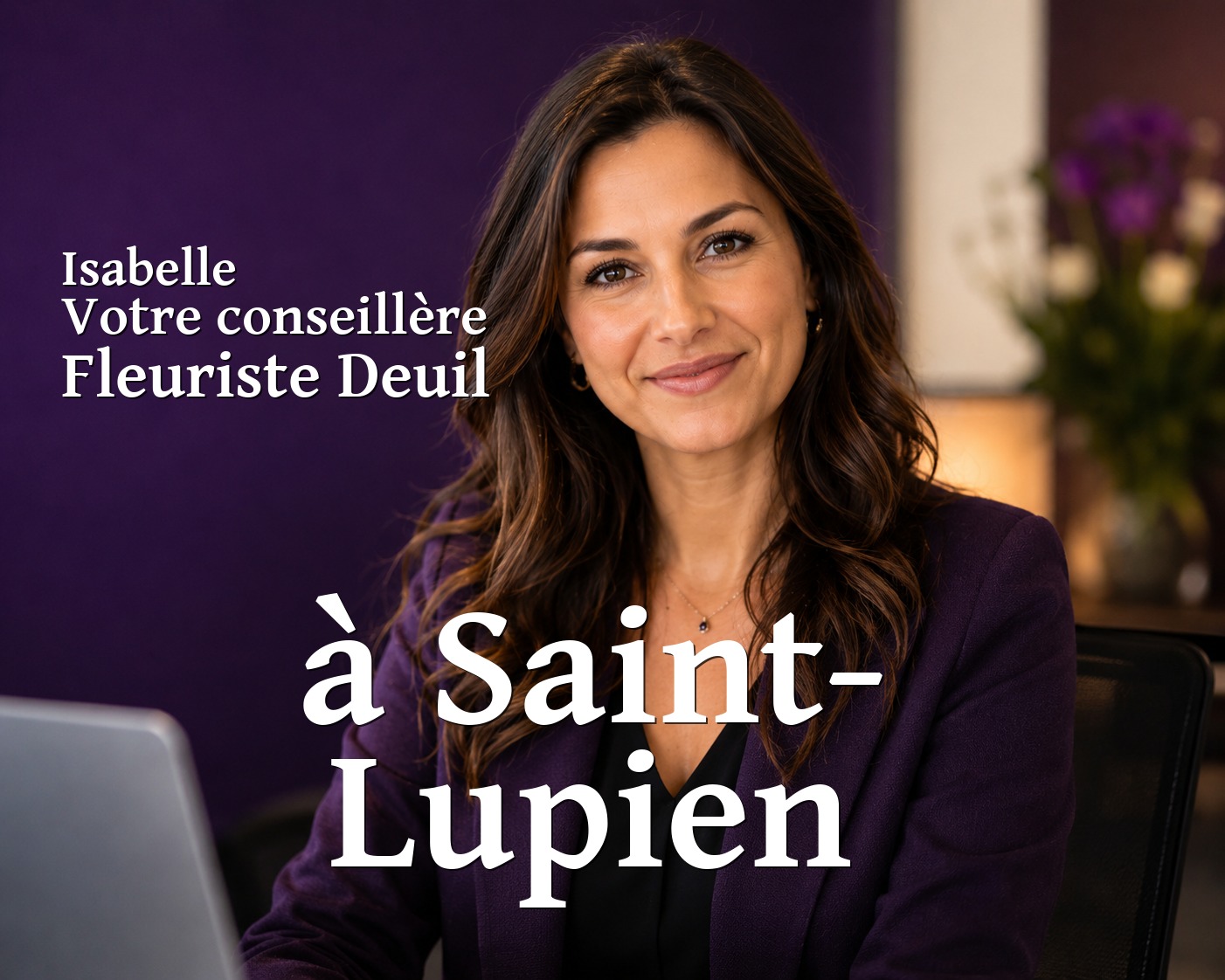 Isabelle, votre conseillère Fleuriste Deuil à Saint-Lupien