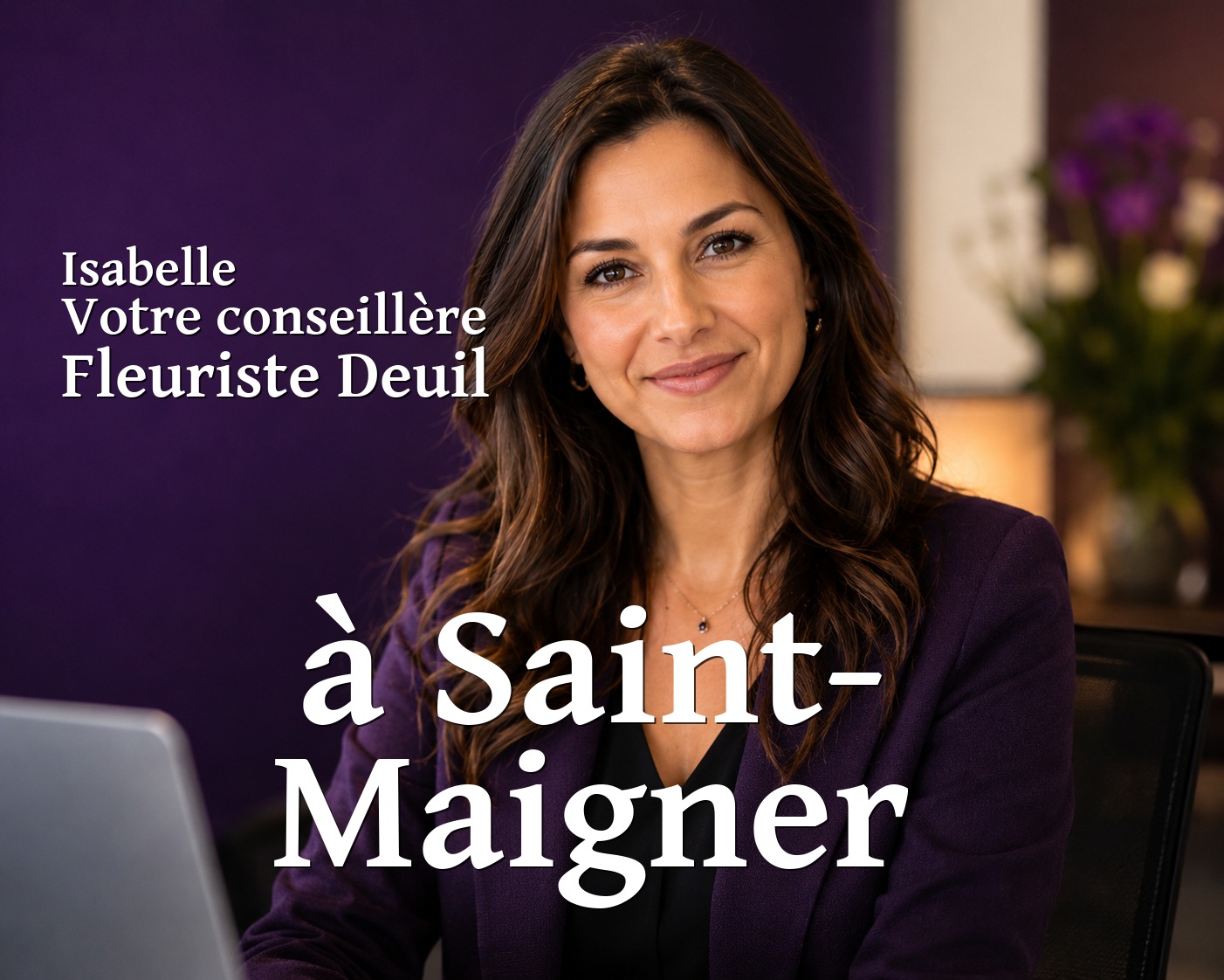 Isabelle, votre conseillère Fleuriste Deuil à Saint-Maigner