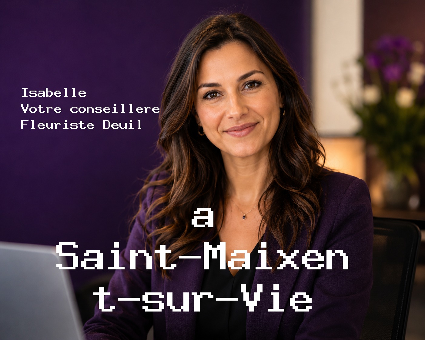 Isabelle, votre conseillère Fleuriste Deuil à Saint-Maixent-sur-Vie